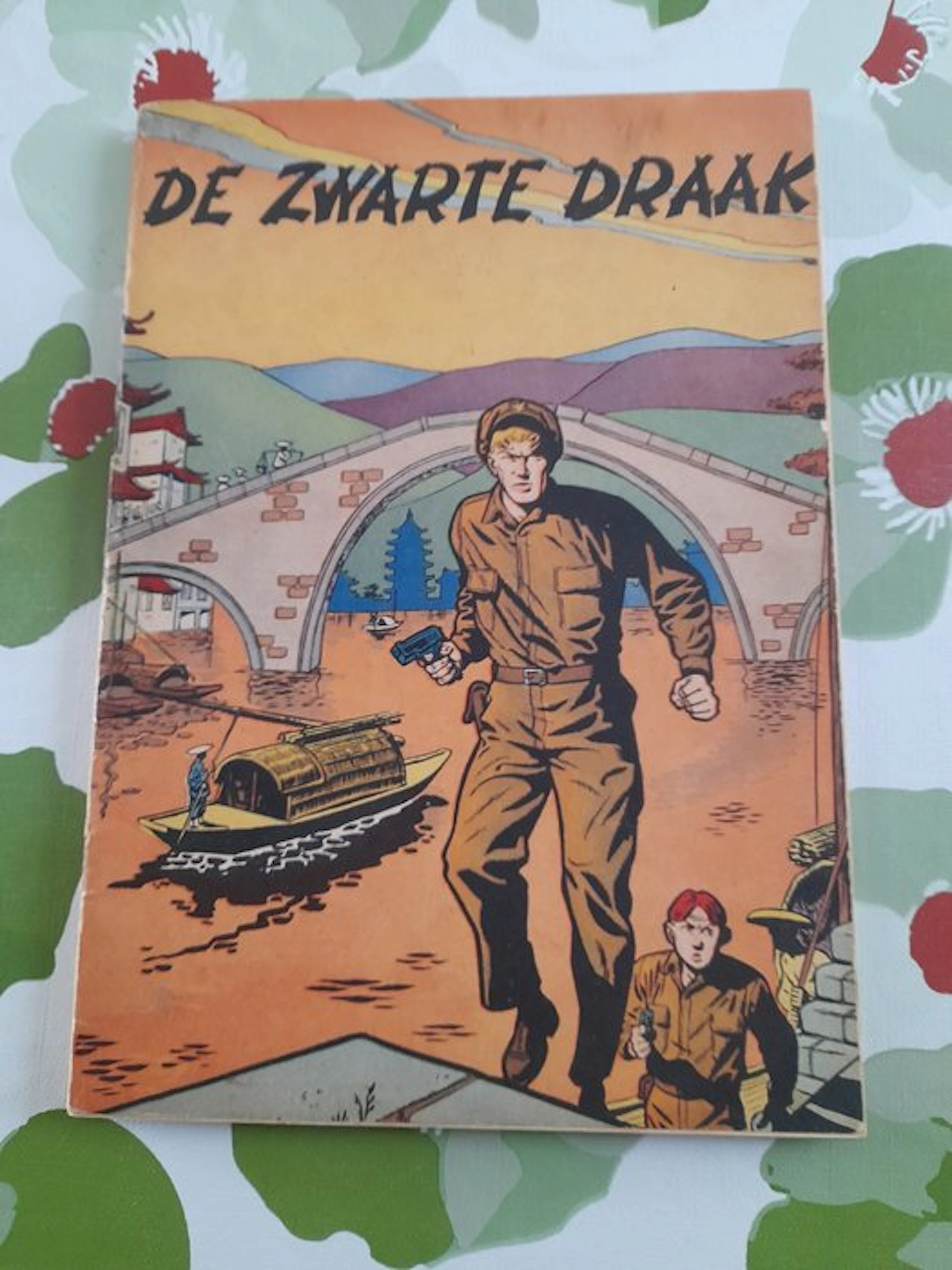 Buck Danny 5 - De zwarte draak - 1 Album - First edition - 1951