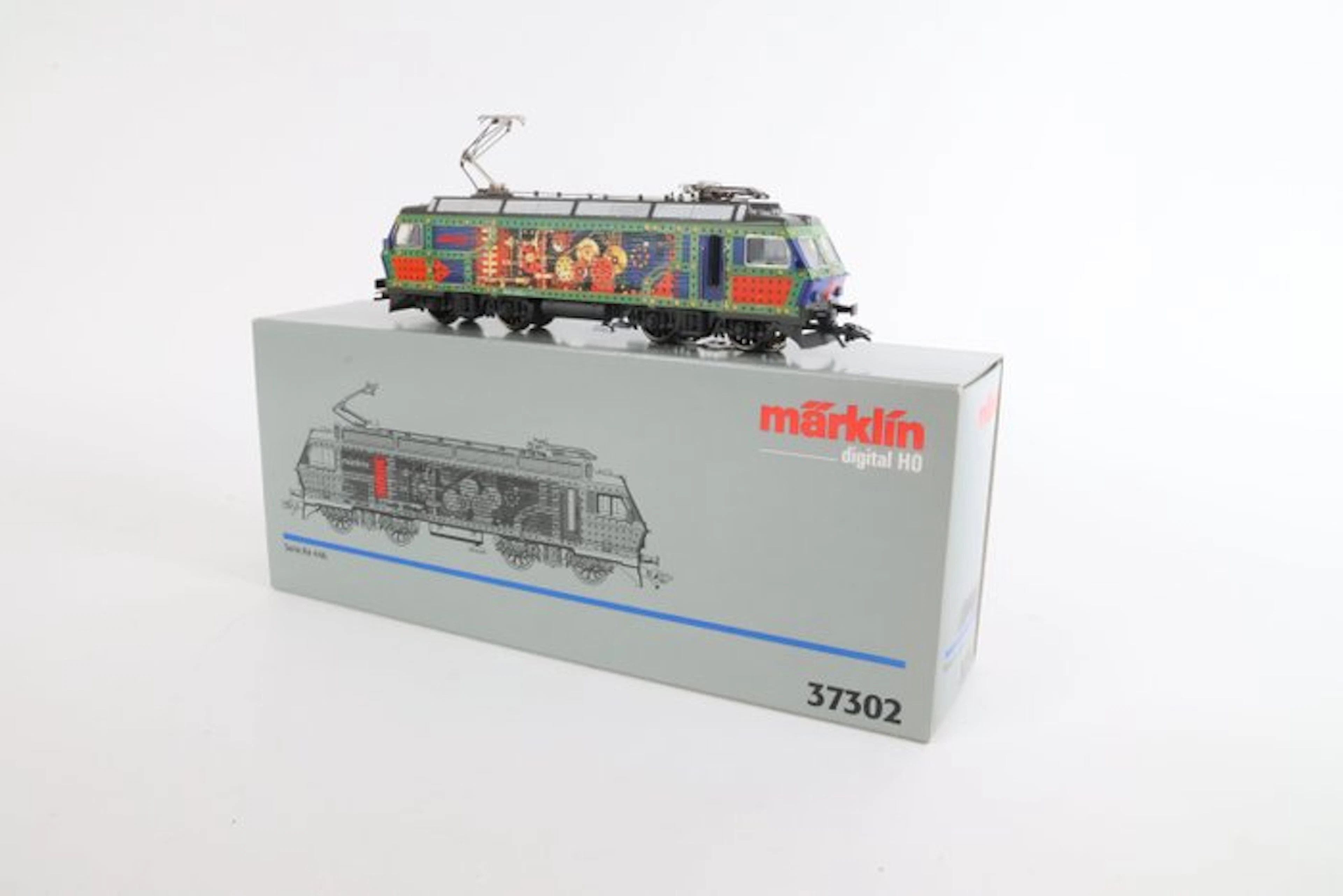 Märklin H0 - 37302 - Electric locomotive (1) - Re: 4/4 Meccano - SBB-CFF