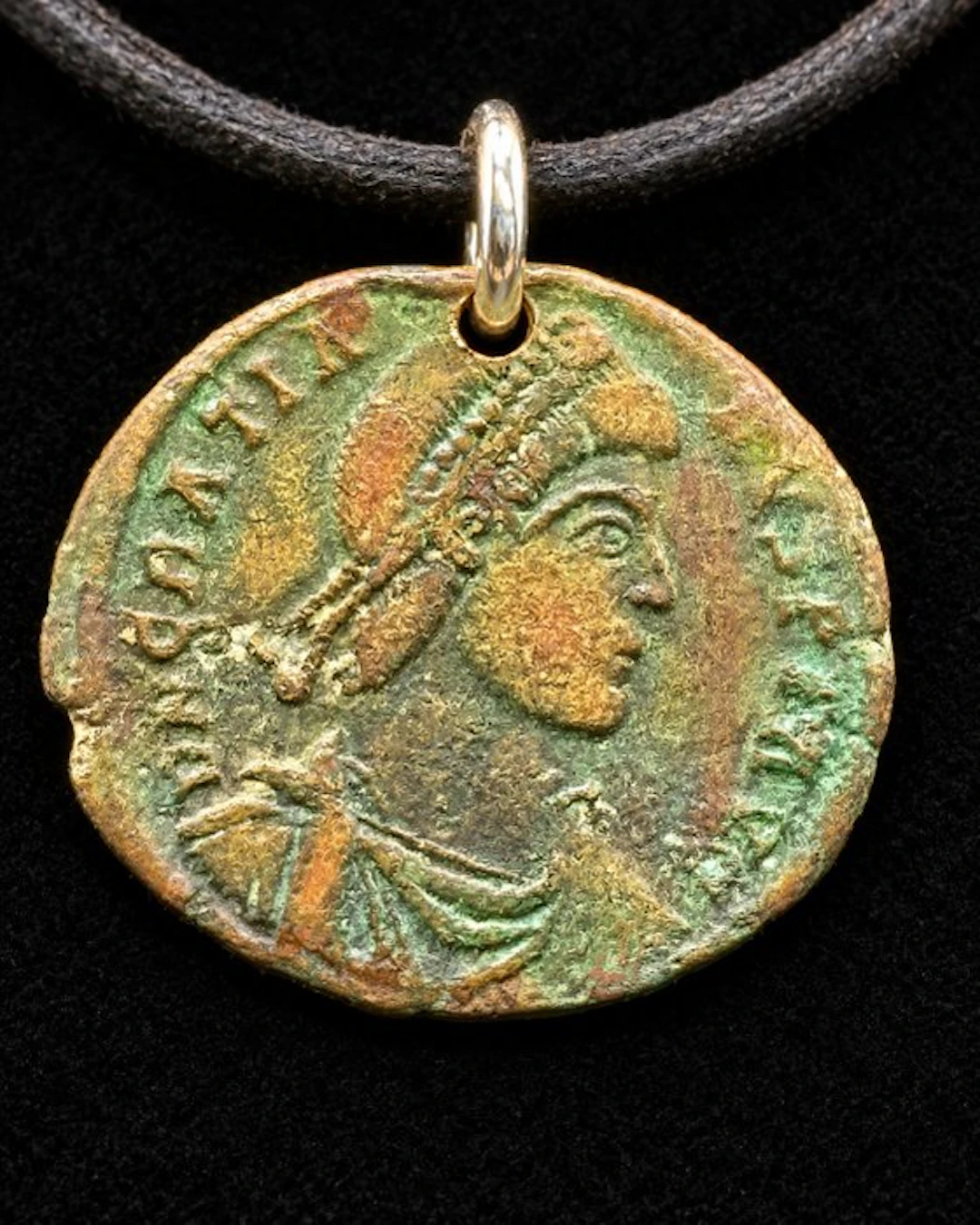 Ancient Roman, Empire Bronze Collar, attributed to Constantius II - 50 cm