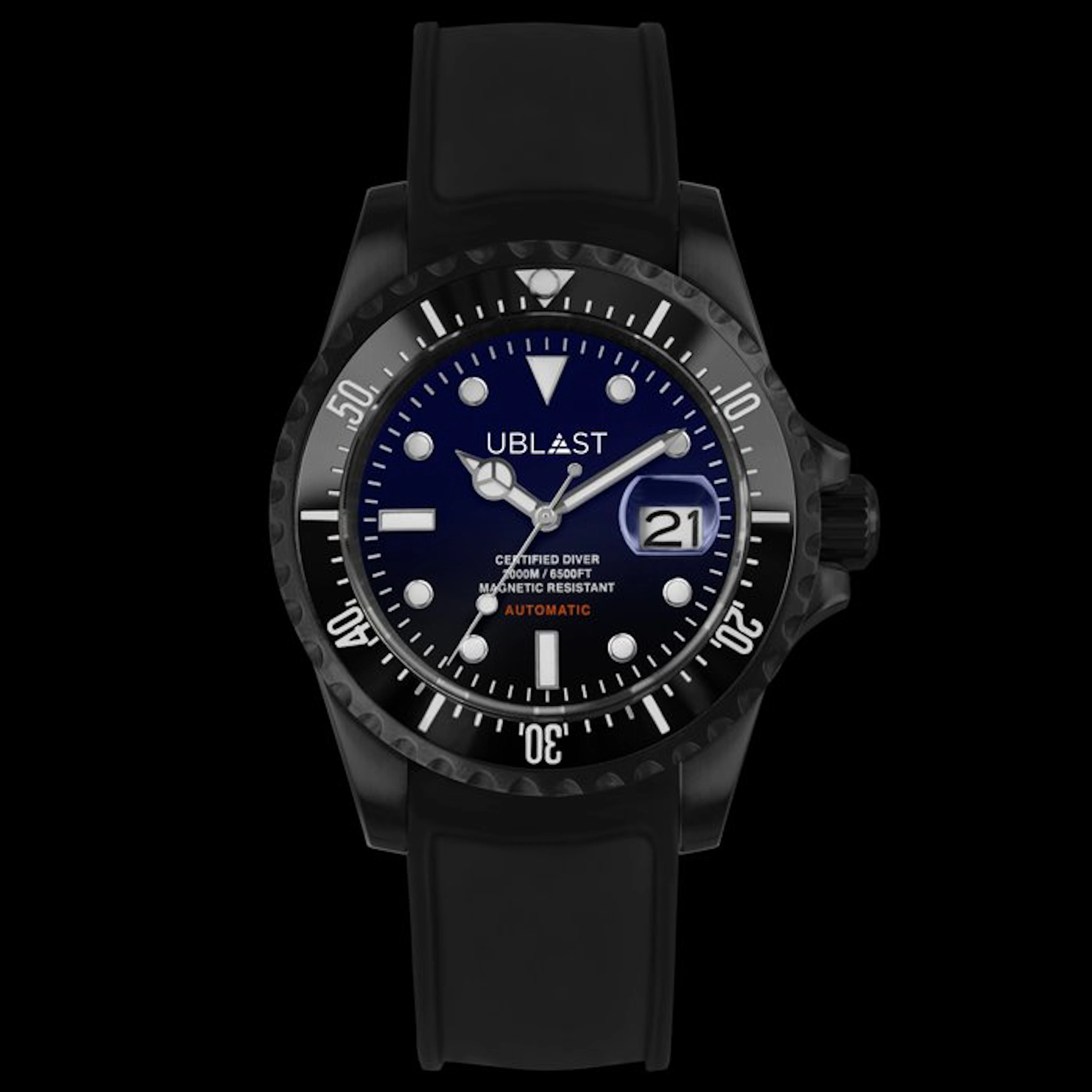 Ublast - Submersible Professional Diver 200 ATM - UBISBC45BBK - Men - 2026