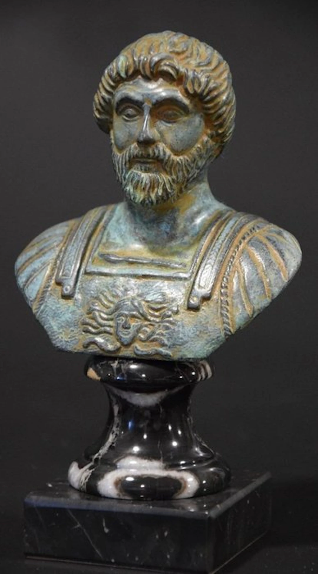 Bronze, Aurelio Bust - 16 cm