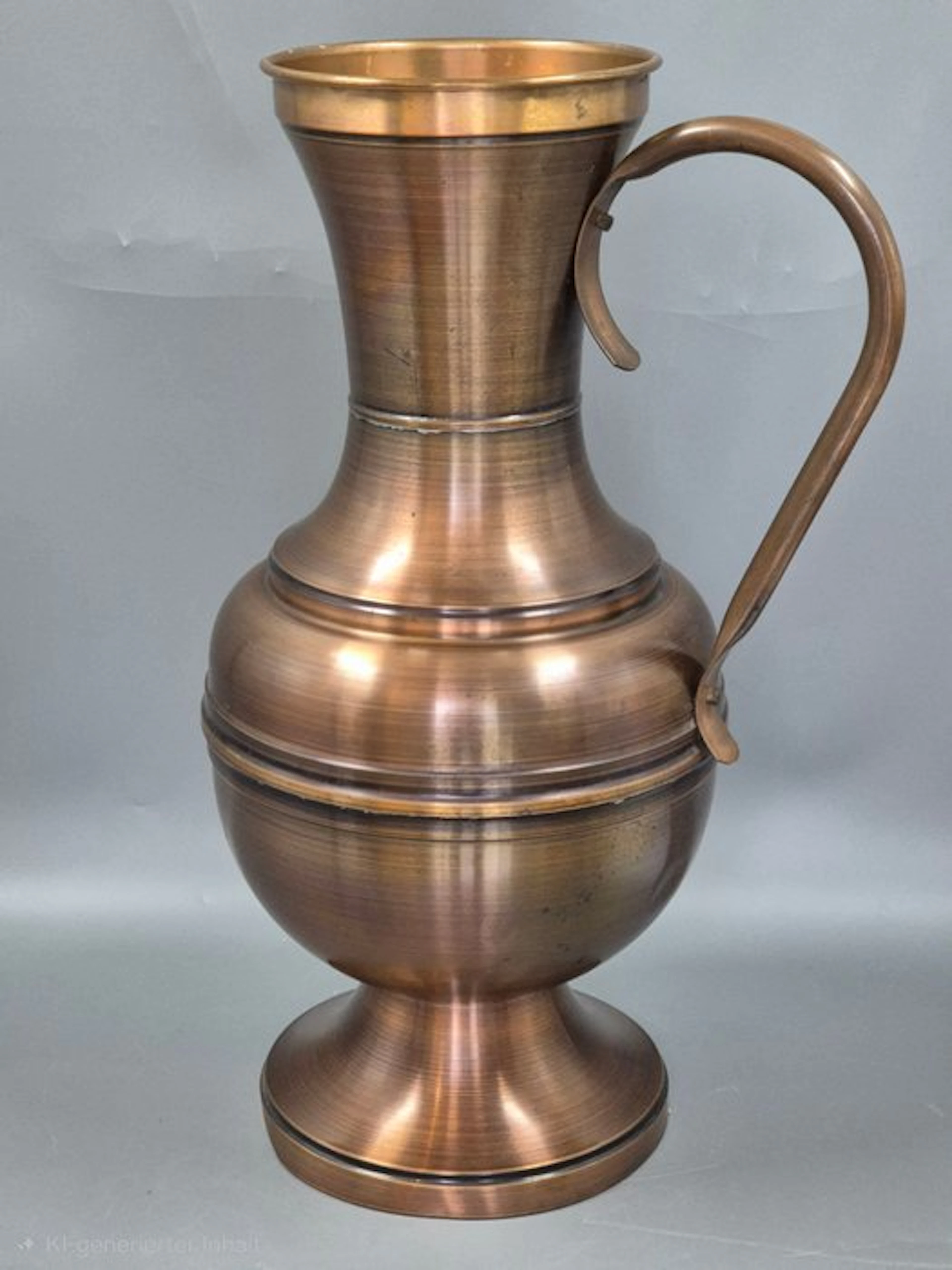 Große Kupfer Kanne Vasen Krug – Vintage Messing Dekorations Krug - Vase - Brass