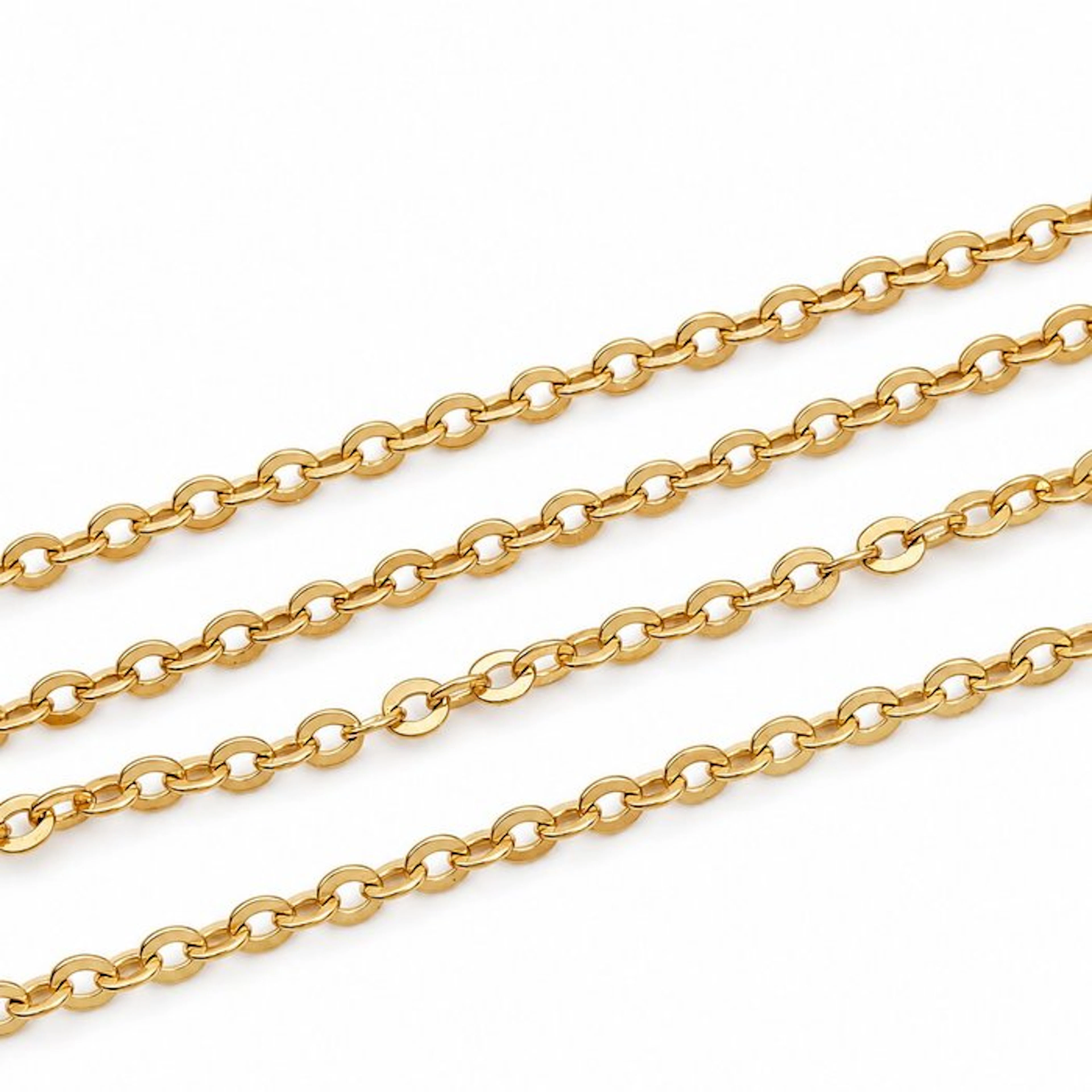 Necklace - 18 kt. Yellow gold - Made in Italy - Handmade