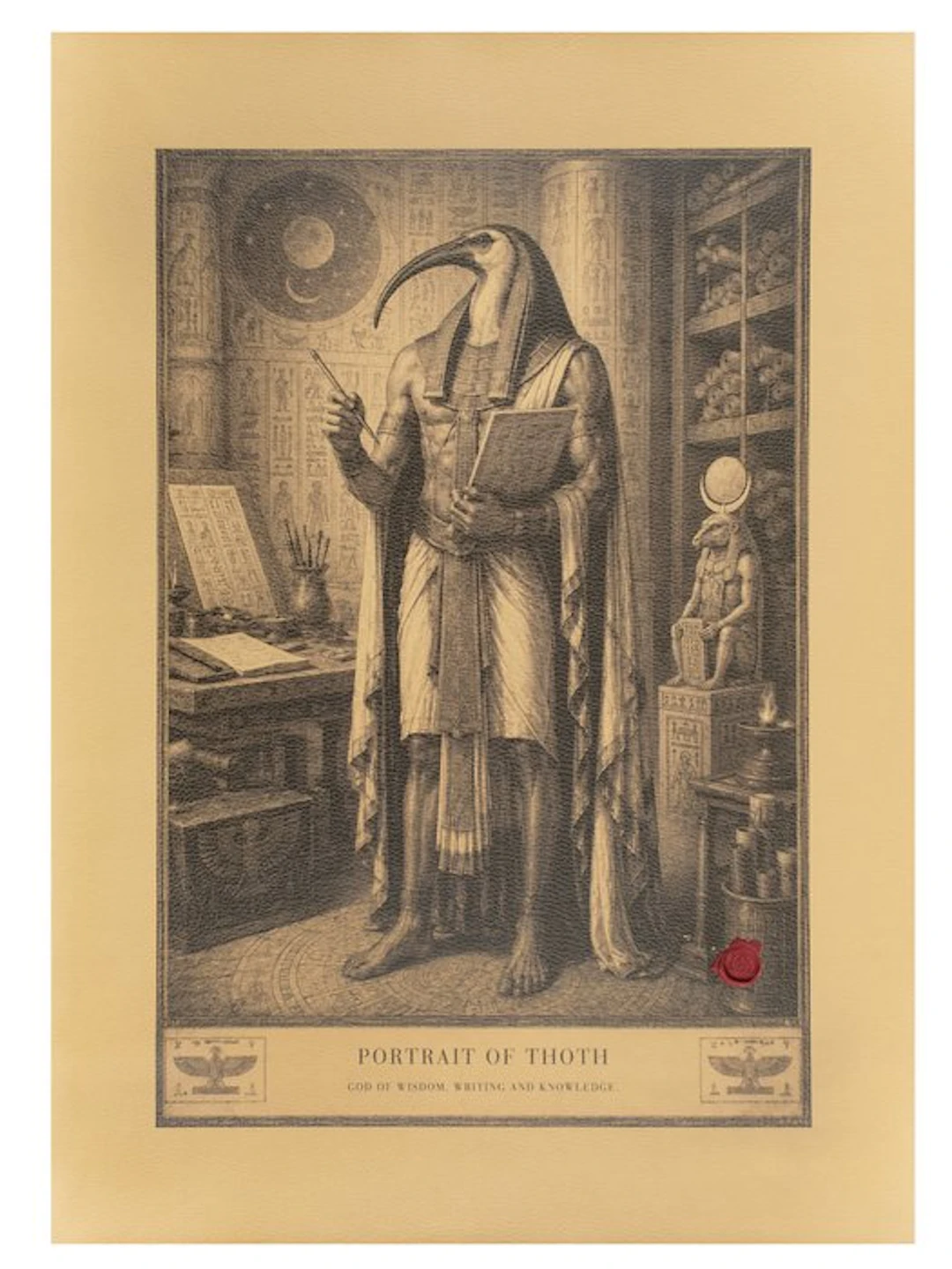 Wall hanging - Artistic “Thoth – God of Wisdom