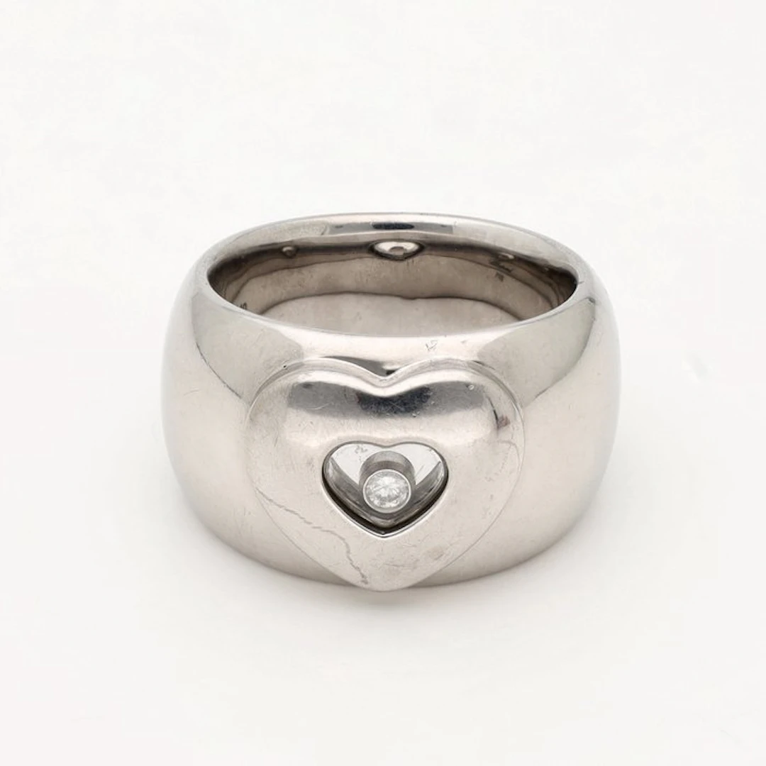 Chopard - Ring - Happy Diamonds - 18 kt. White gold Diamond (Natural)