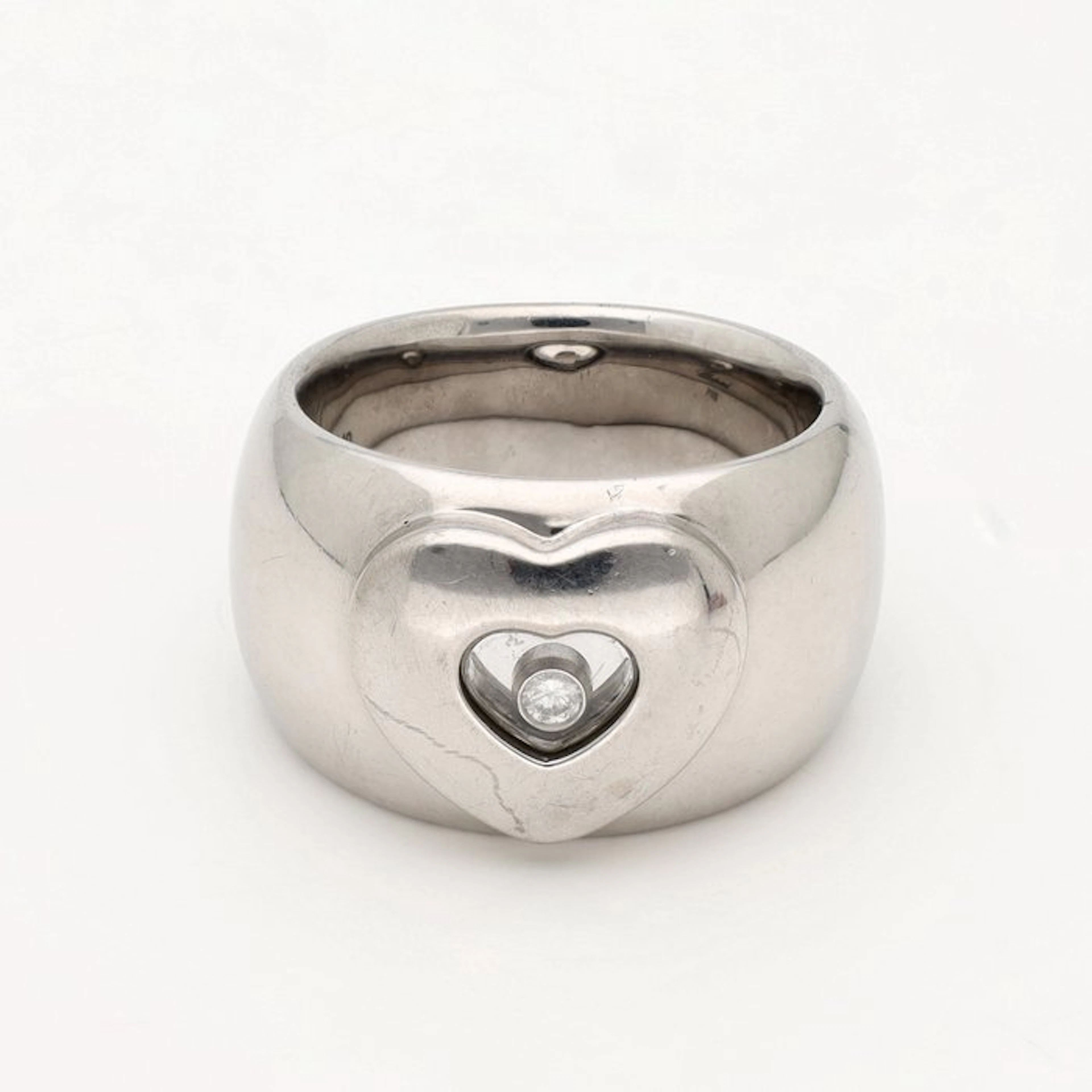 Chopard - Ring - Happy Diamonds - 18 kt. White gold Diamond (Natural)
