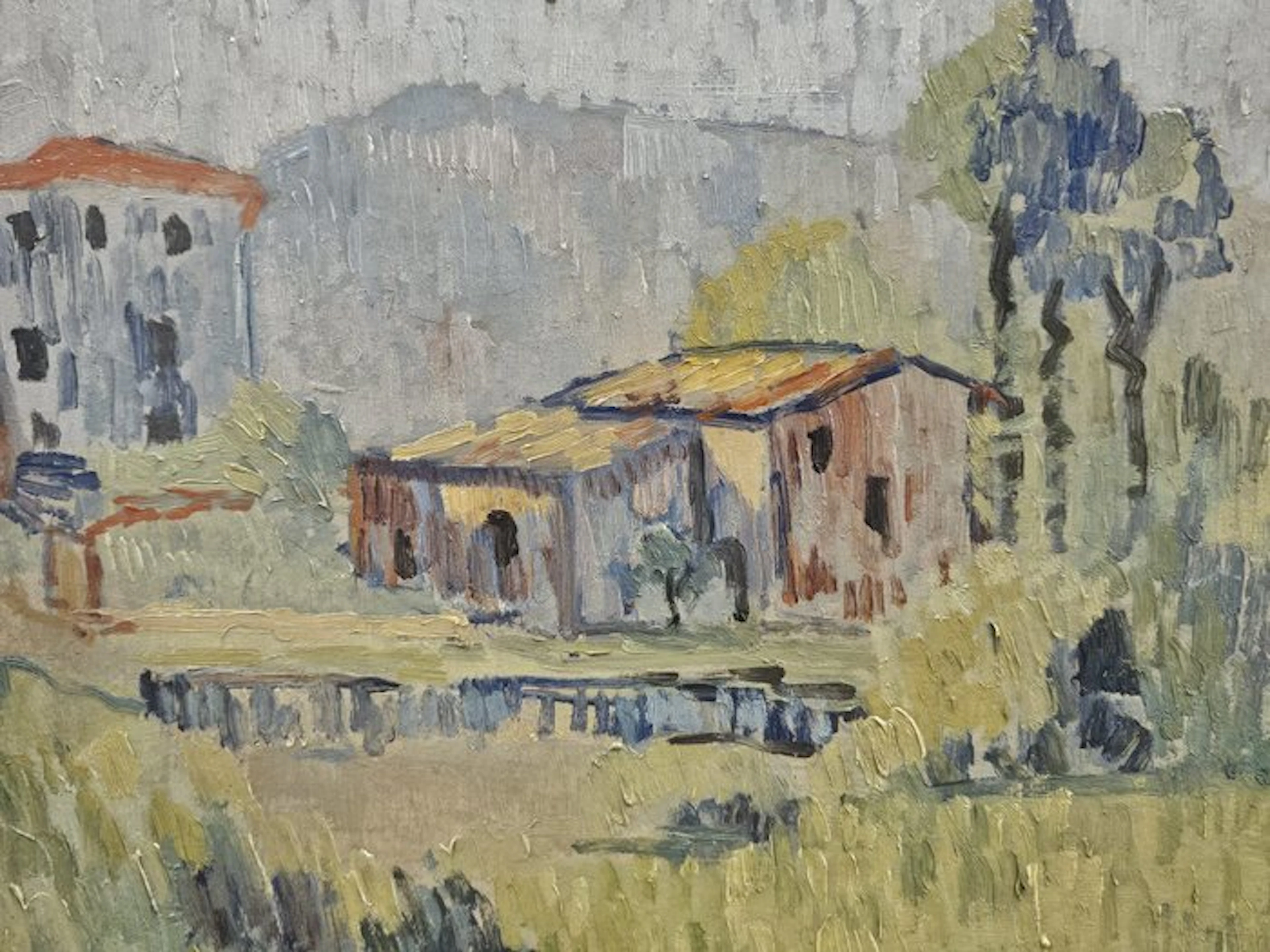 Escuela Impresionista Europea (XX) - Campos en Verde