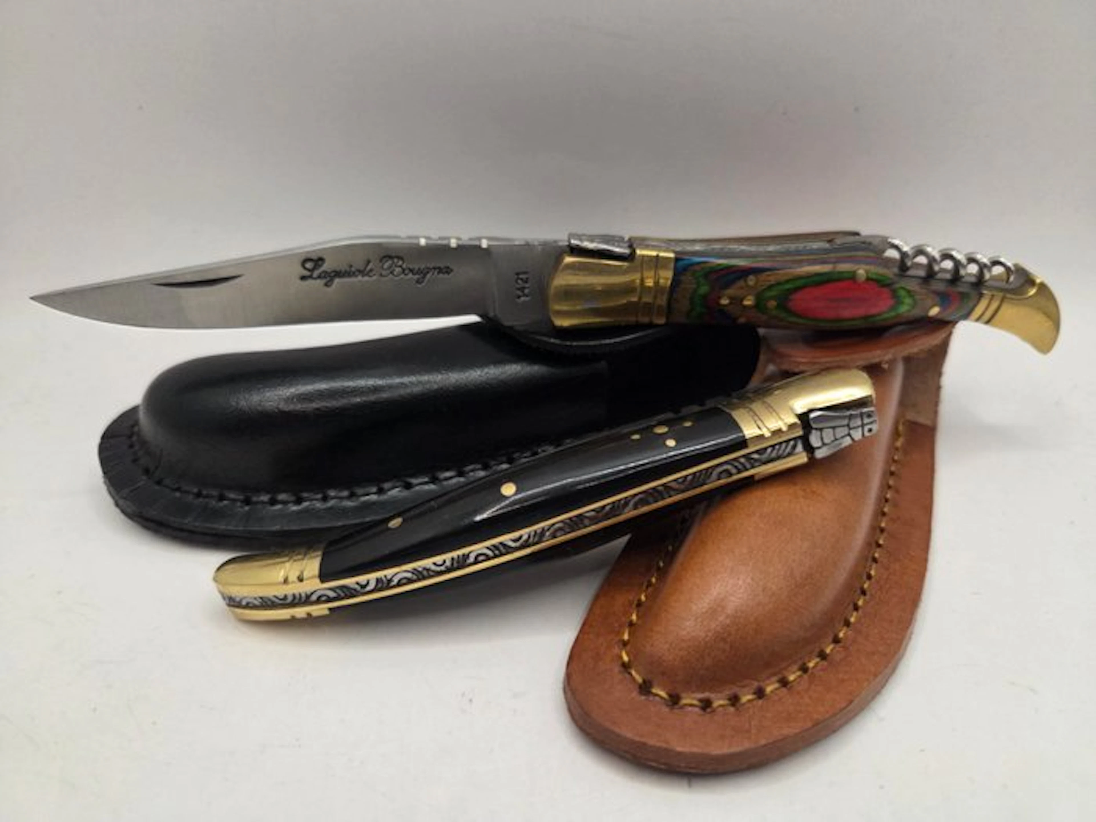 Laguiole - Bougna - Table knife (2) - Laguiole pocket...