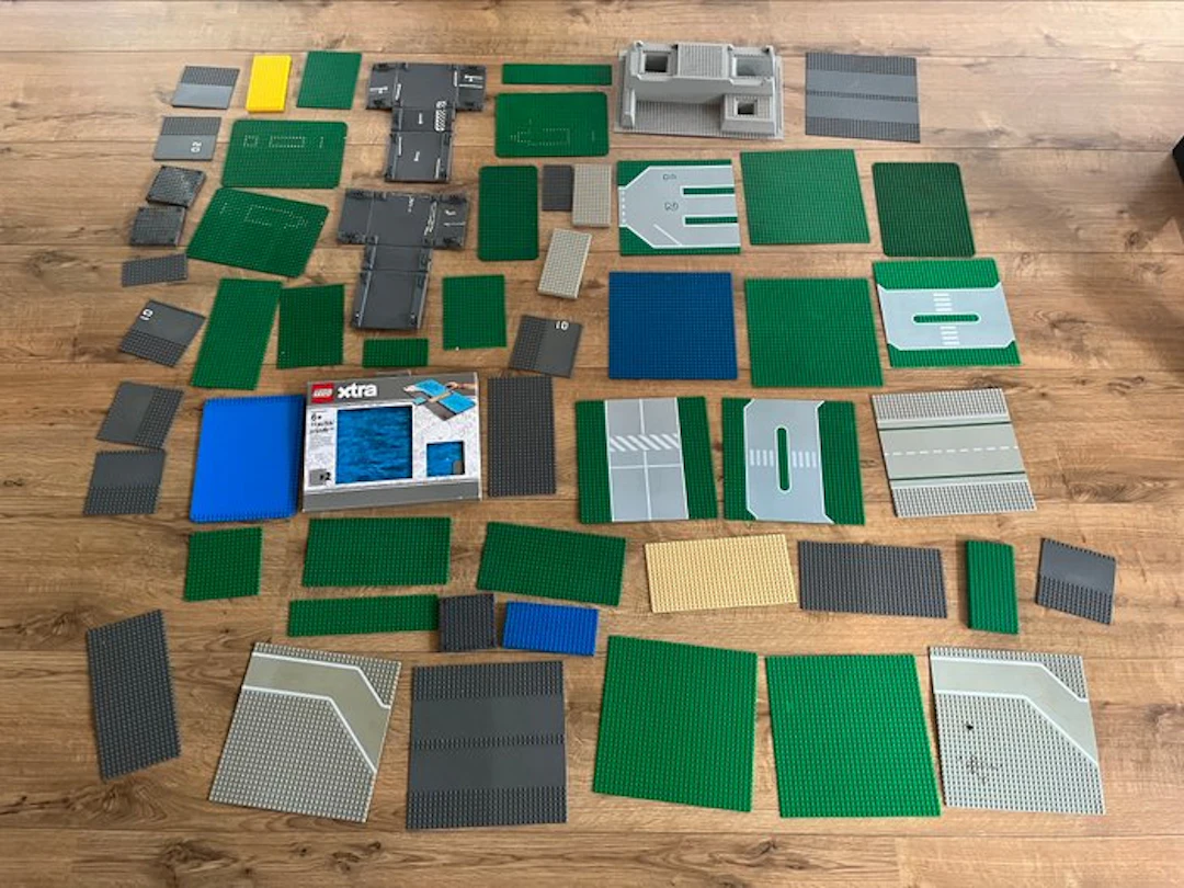 LEGO Baseplates - 55 grond/bouw platen Lego