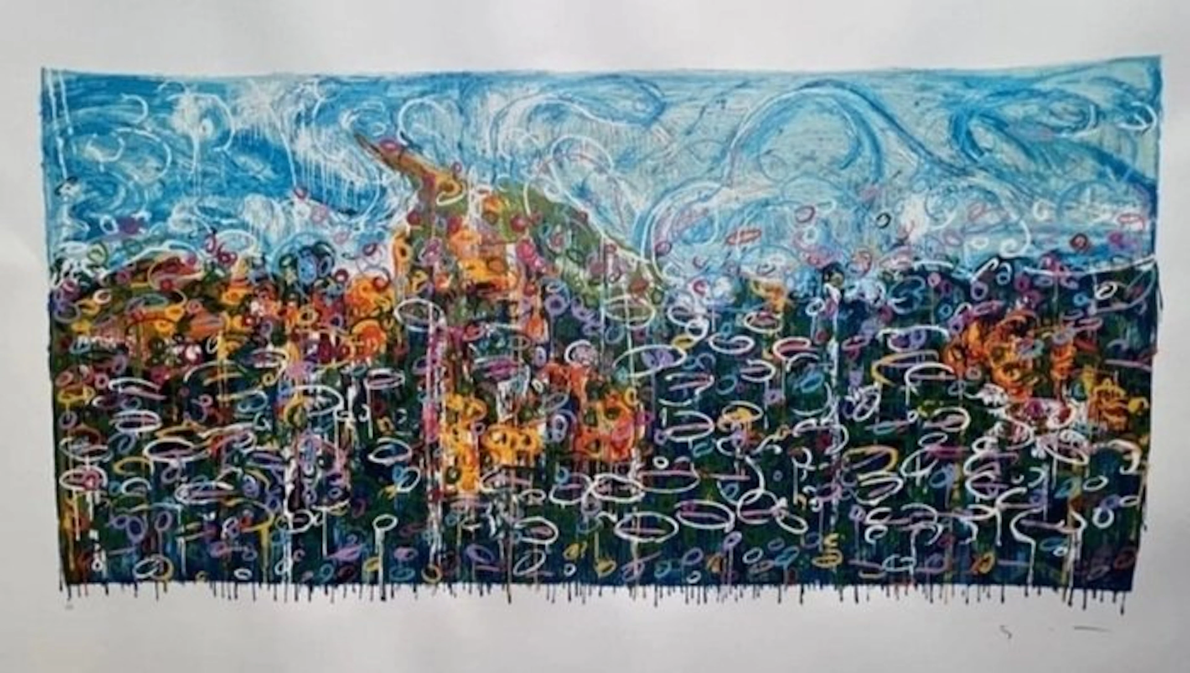 Mario Schifano (1934-1998) - Particolare del giardino