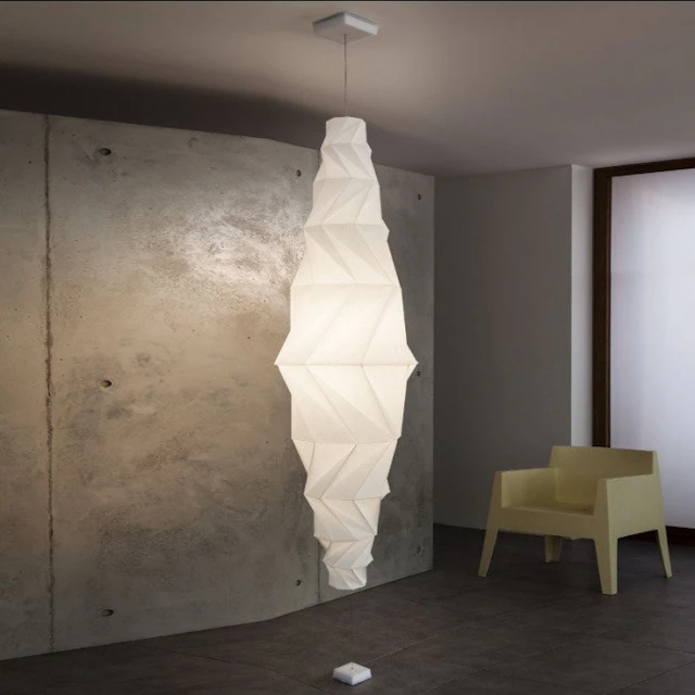Artemide - Issey Miyake - Hanging lamp - Minomushi - Steel, Polycarbonate, PET