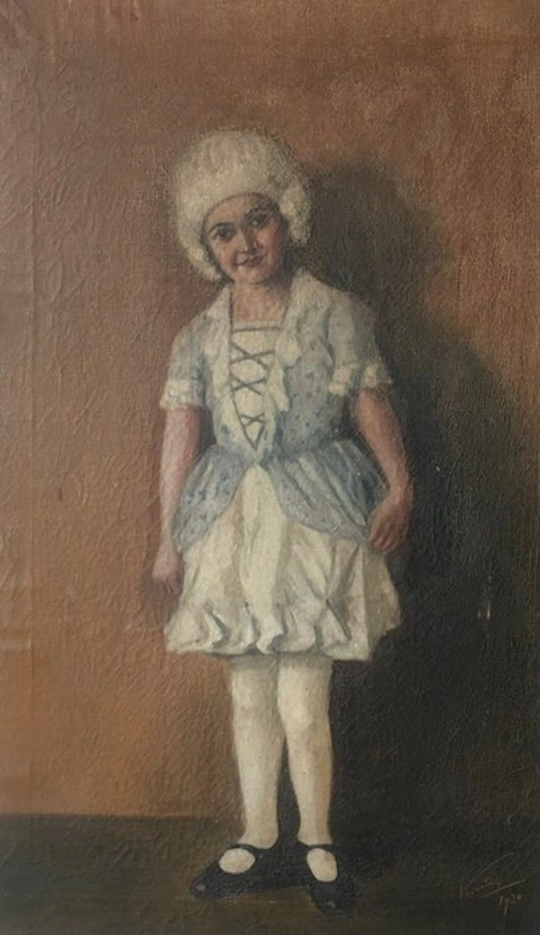 K. Knotley (XX) - La bambina in azzurro da Amedeo Modigliani