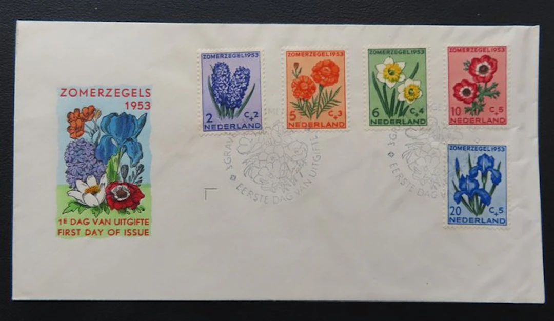 Netherlands 1953 - FDC E13 unaddressed