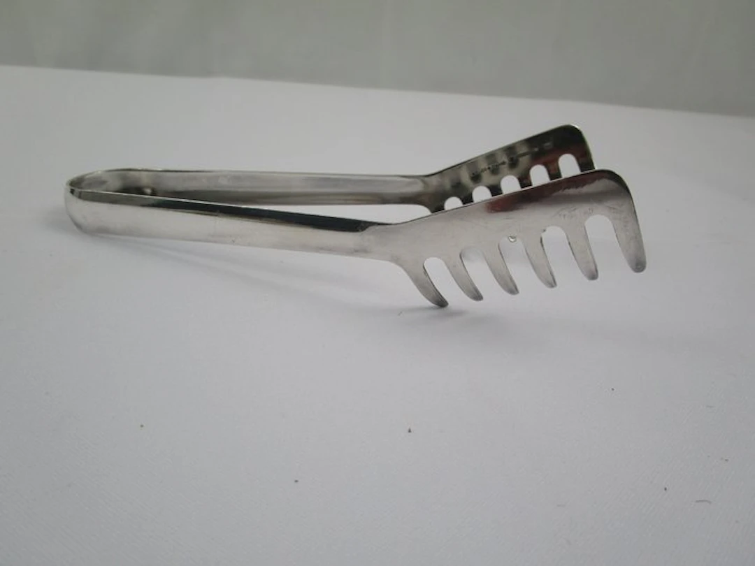 Christofle - Cutlery set - Spaghetti tongs / pastry tongs...