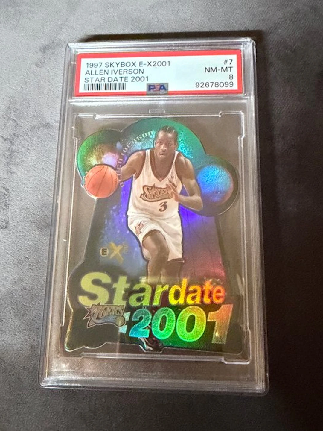 1997 Skybox Skybox E-X2001 Allen Iverson #7 Foil