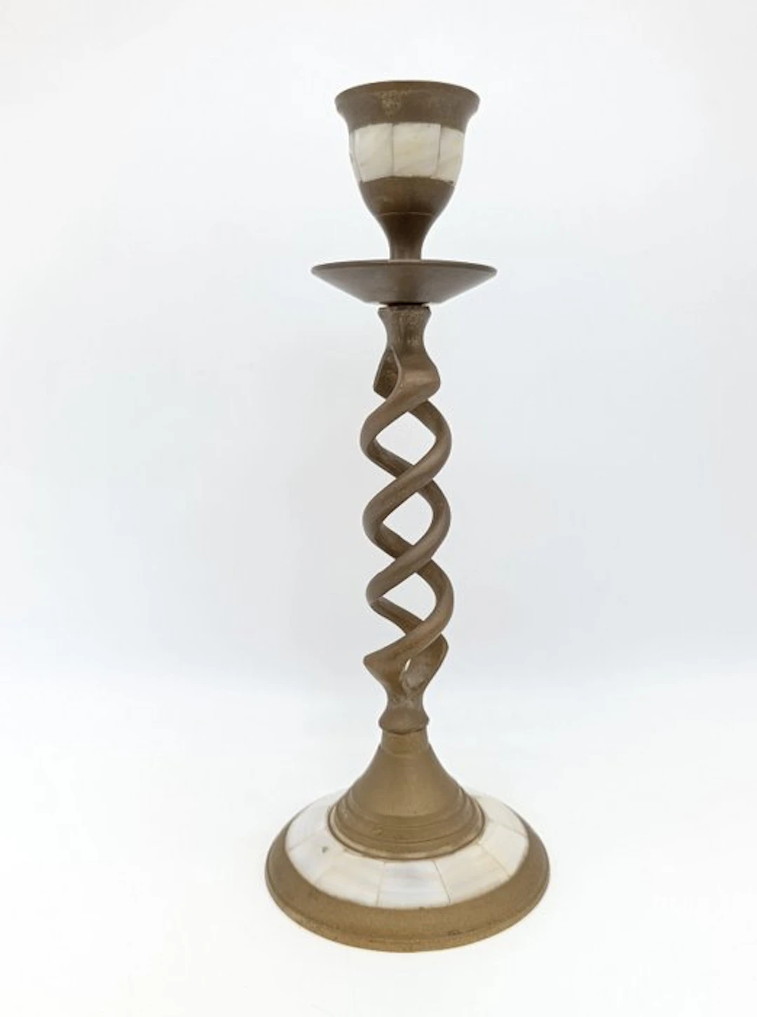 Candlestick - Bronze, Mother-of-pearl