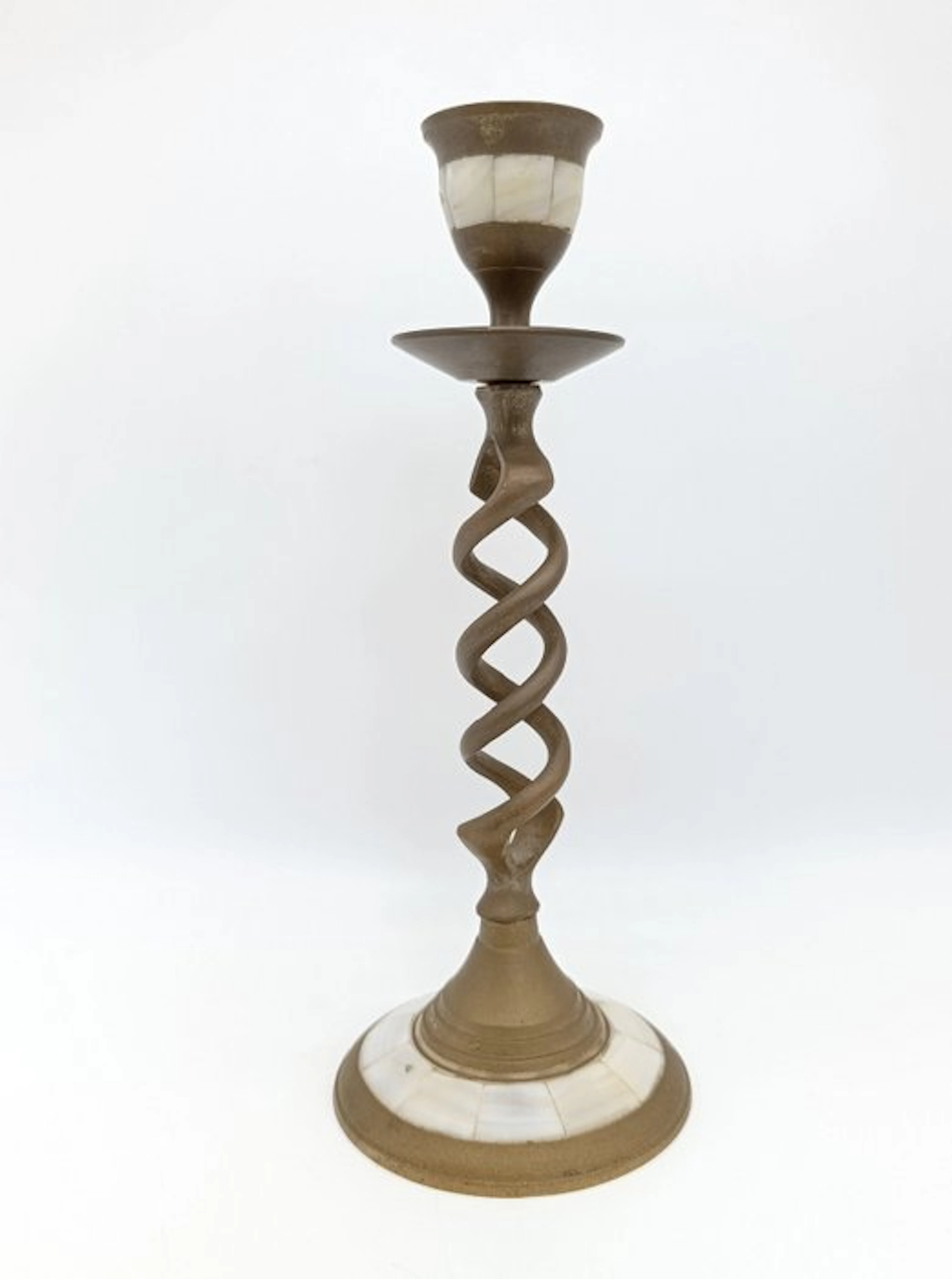 Candlestick - Bronze, Mother-of-pearl
