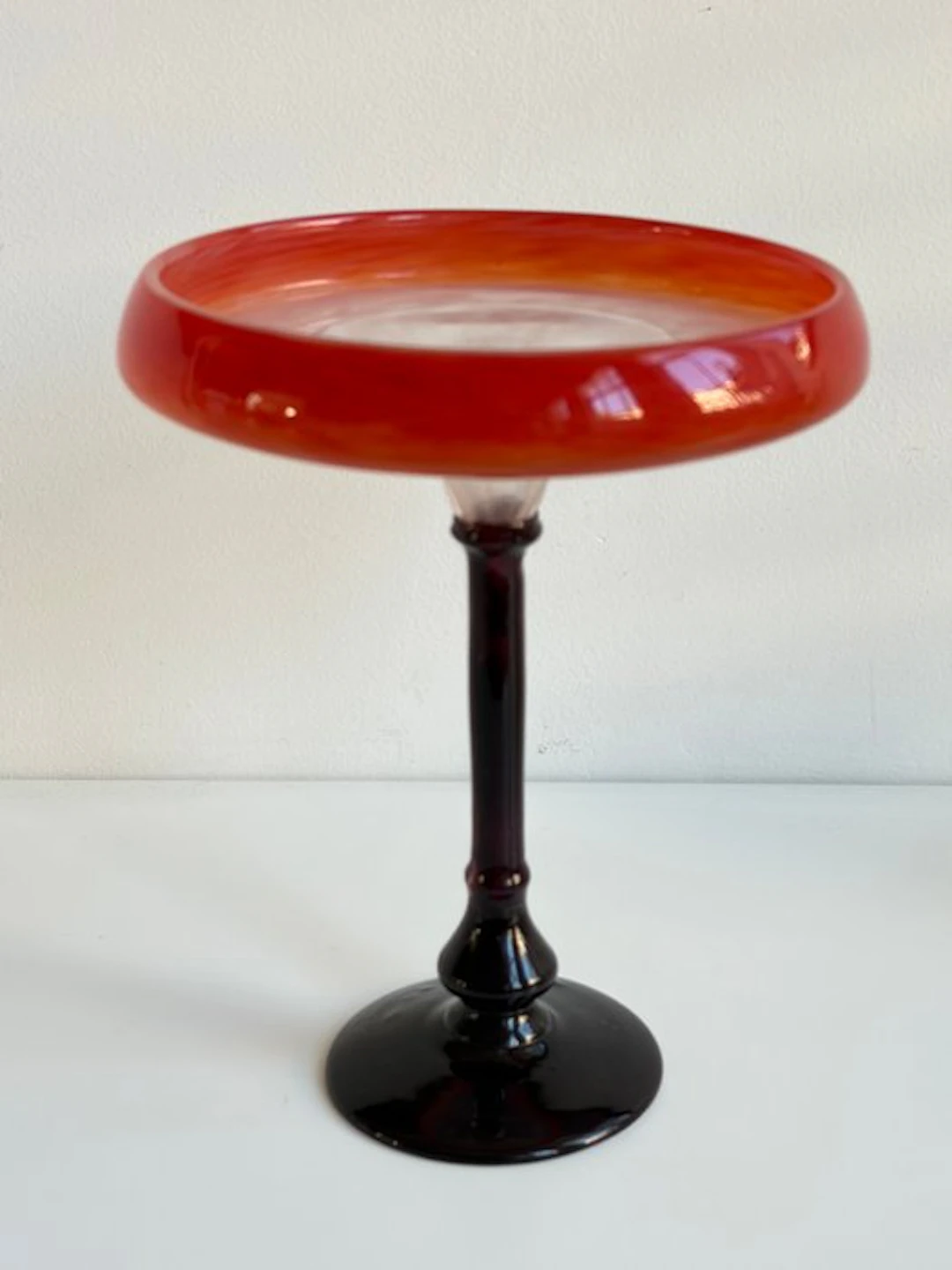 Bowl - Charles Schneider – "Coupe Bijou" Tazza – Art Deco – Glass – France – c