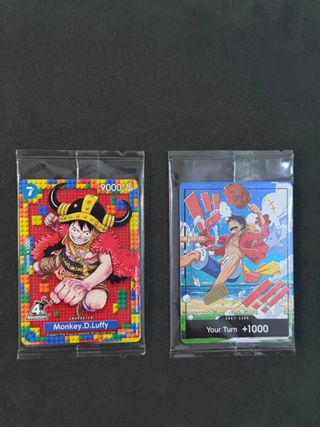 Bandai - 2 Sealed card - One Piece One Piece Card Game –...