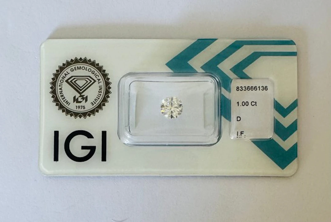 No reserve price - 1 pcs Diamond (Natural) - 1.00 ct...