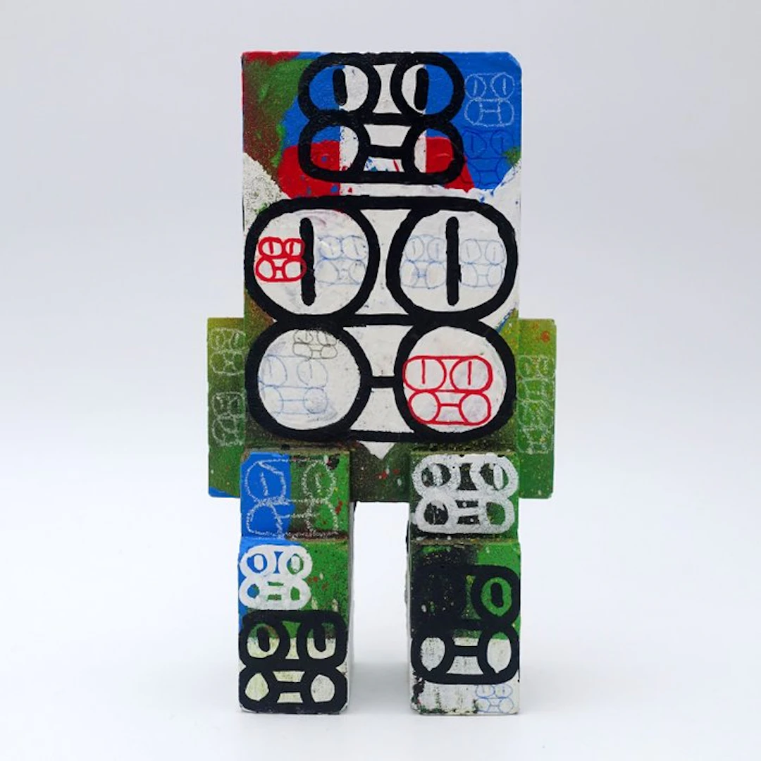 Wxyz (1980) - Sculpture, "322-1" - 184.5 mm - Plaster - 2026