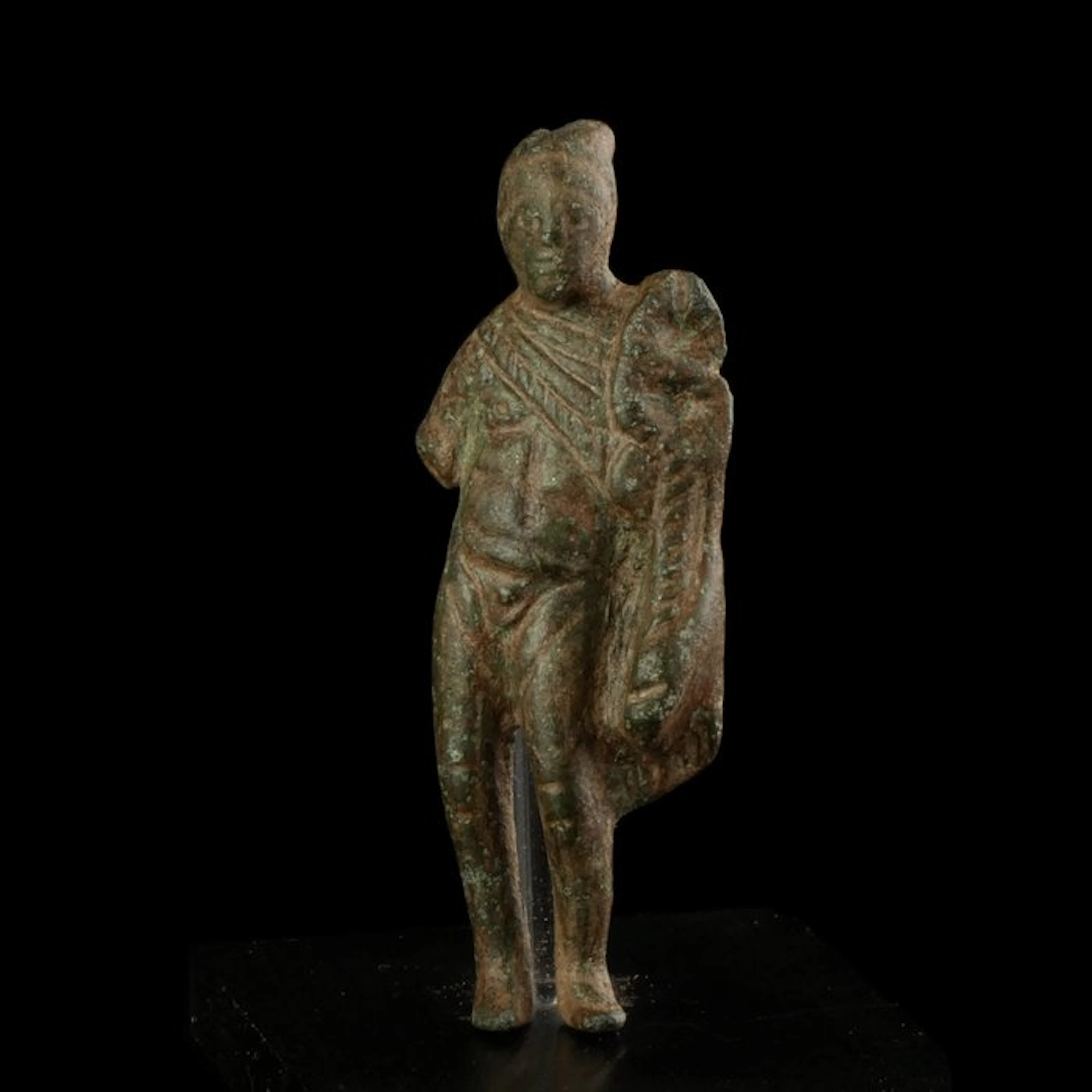 Ancient Roman Bronze Mercury Statue