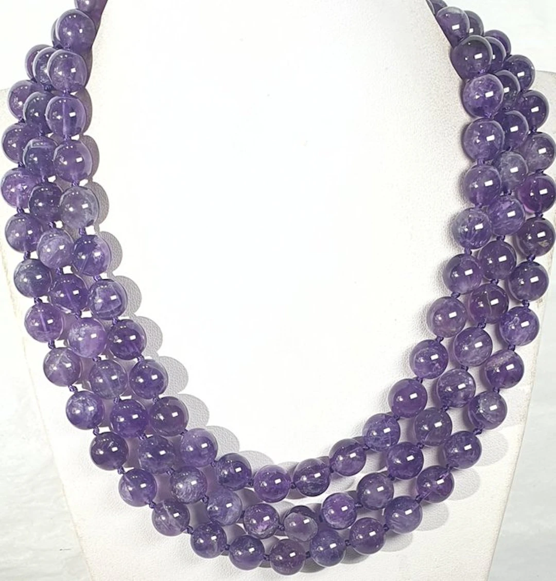 Natural Brazilian Amethyst - Calms and Reduces Stress - HIGH QUALITY - Necklace