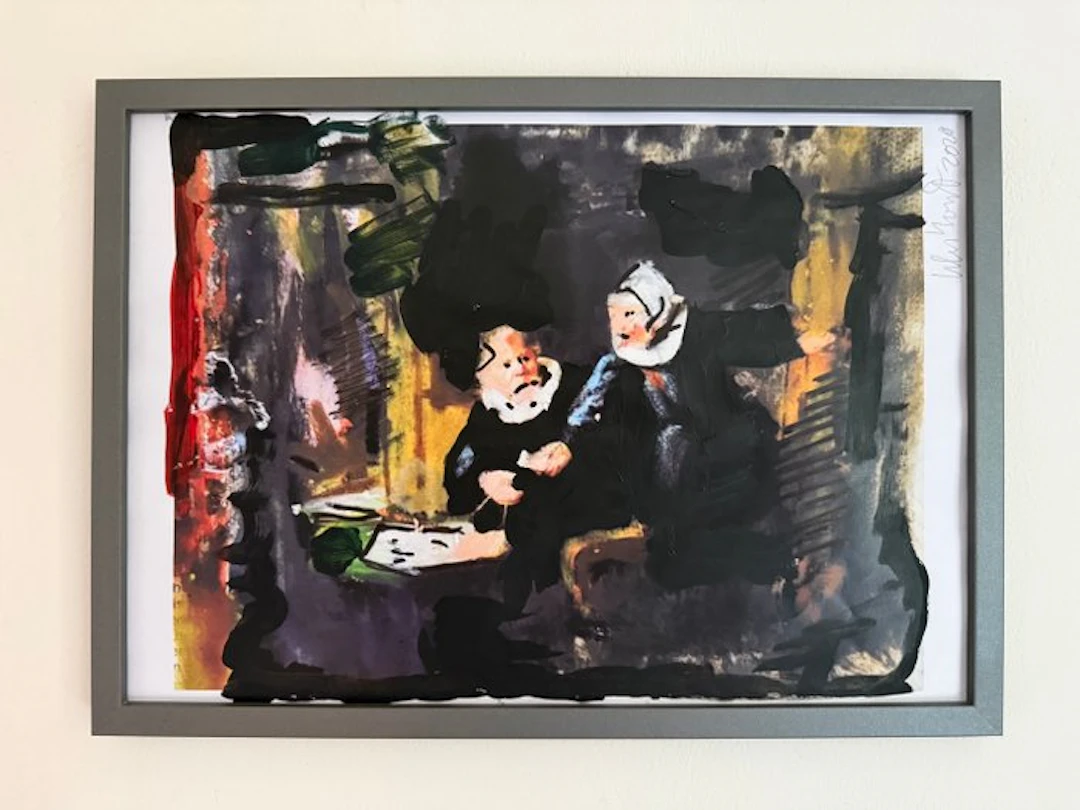 Peter Klashorst (1957) - Untitled, Rembrandt-inspired