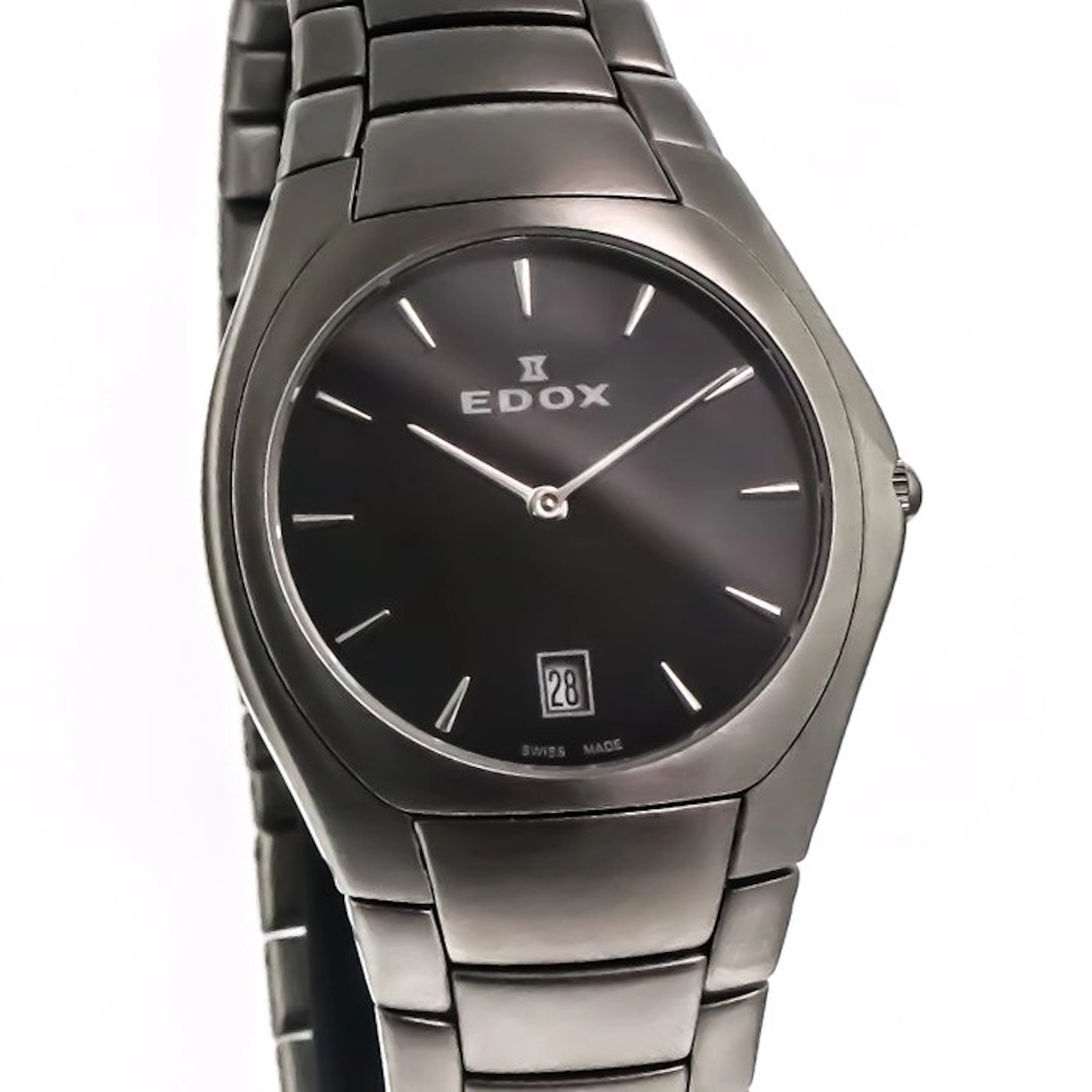 Edox - Swiss Made Quartz Watch - ED82004-SS-3 - No...