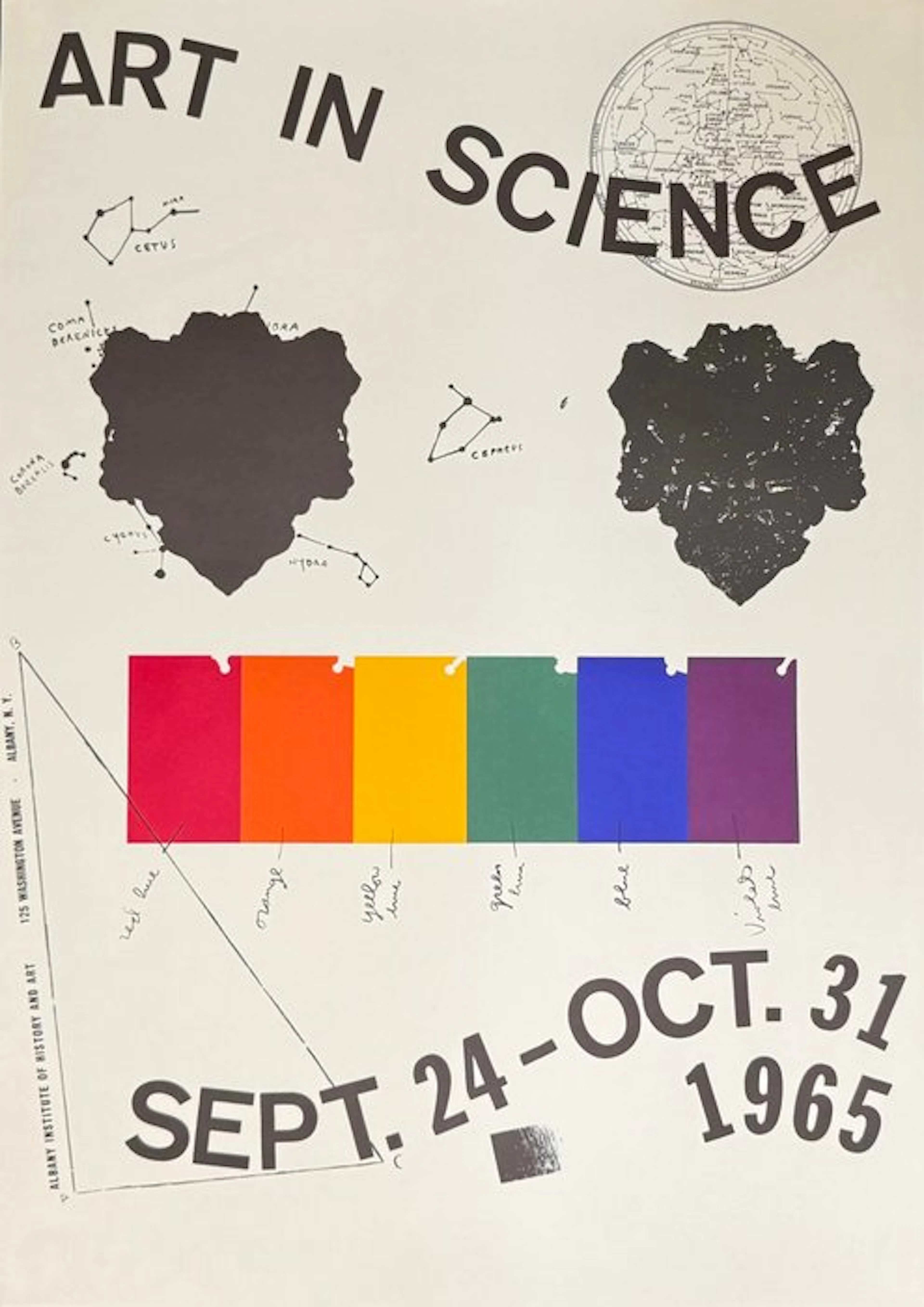 Jim Dine (1935) - Art in Science, 1965 - Sérigraphie, affiche originale