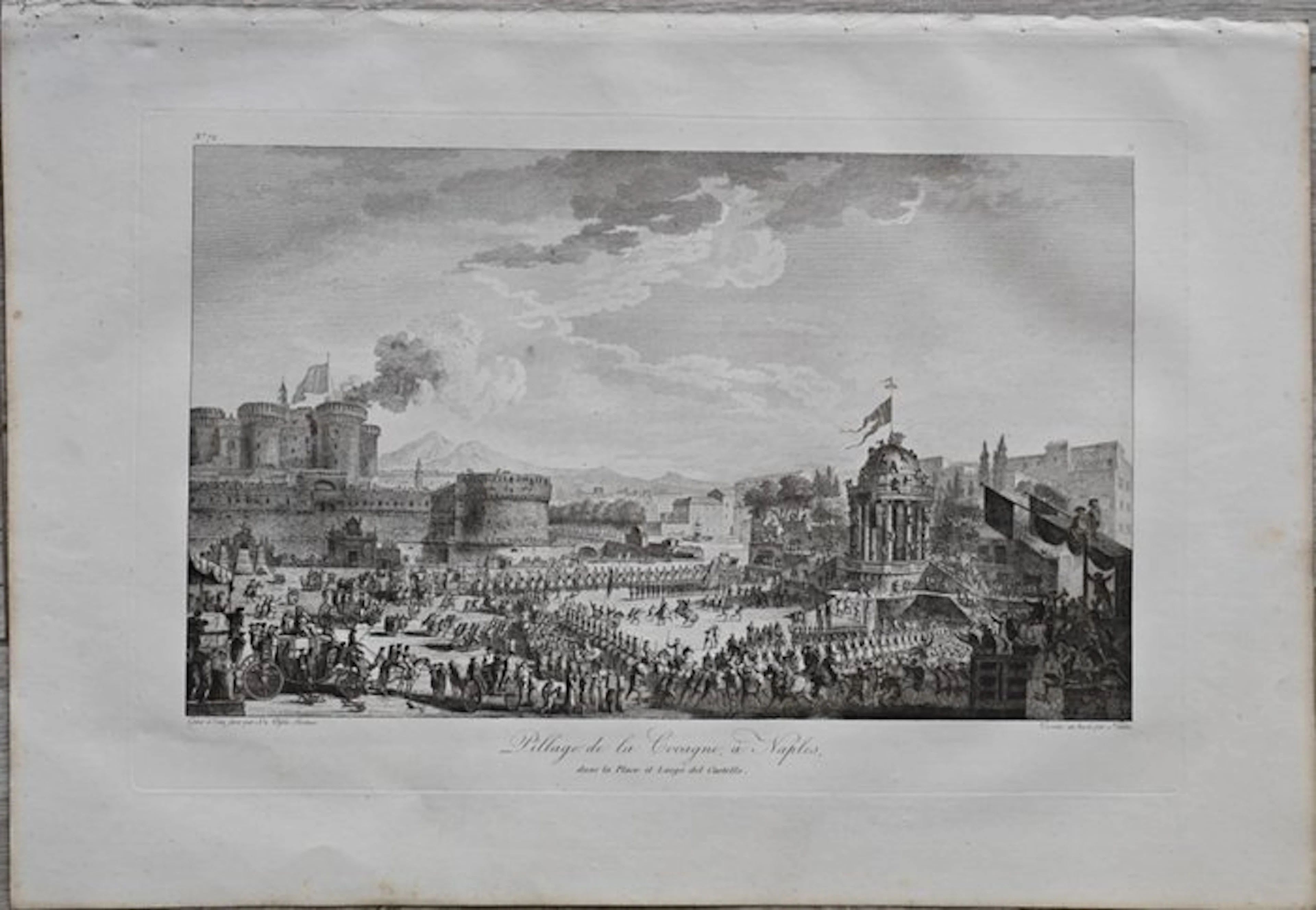 Italy - Castel Nuovo (Maschio Angioino) - Naples; Abate...