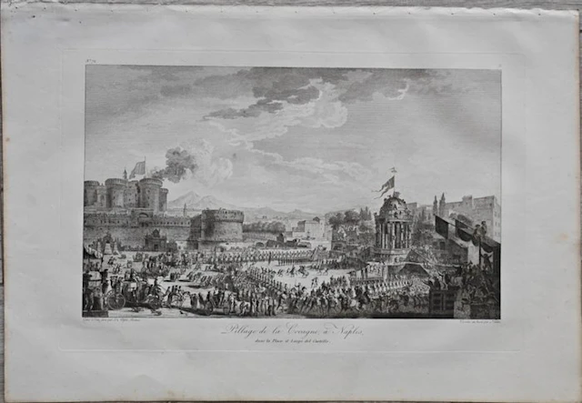Italy - Castel Nuovo (Maschio Angioino) - Naples; Abate...