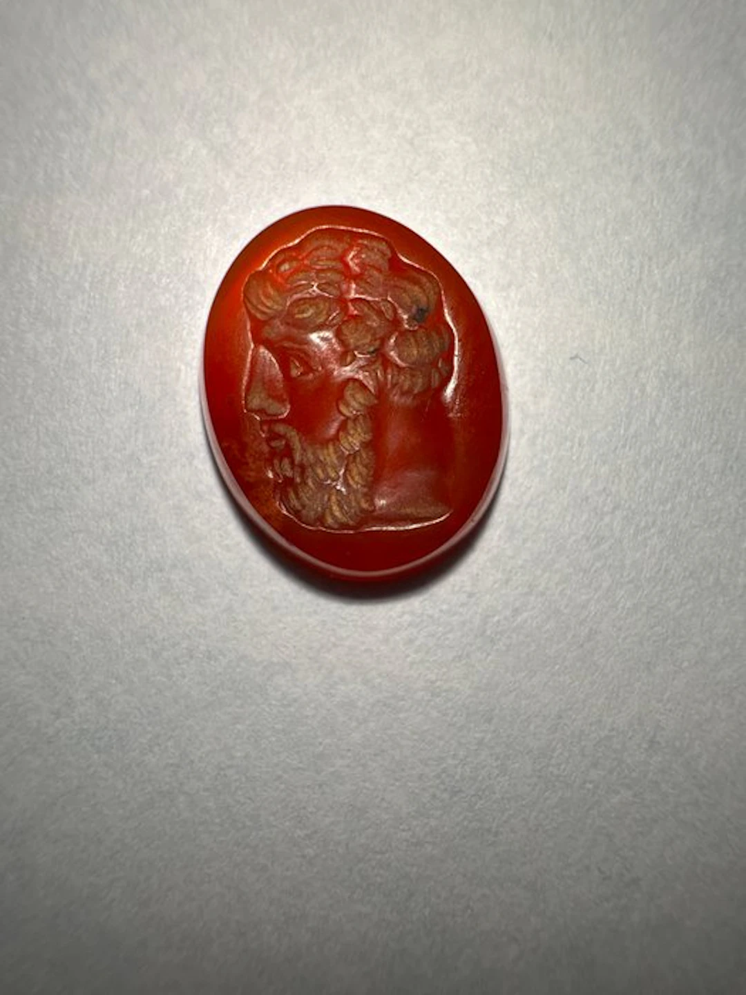 Ancient Roman Carnelian Intaglio - 12 mm