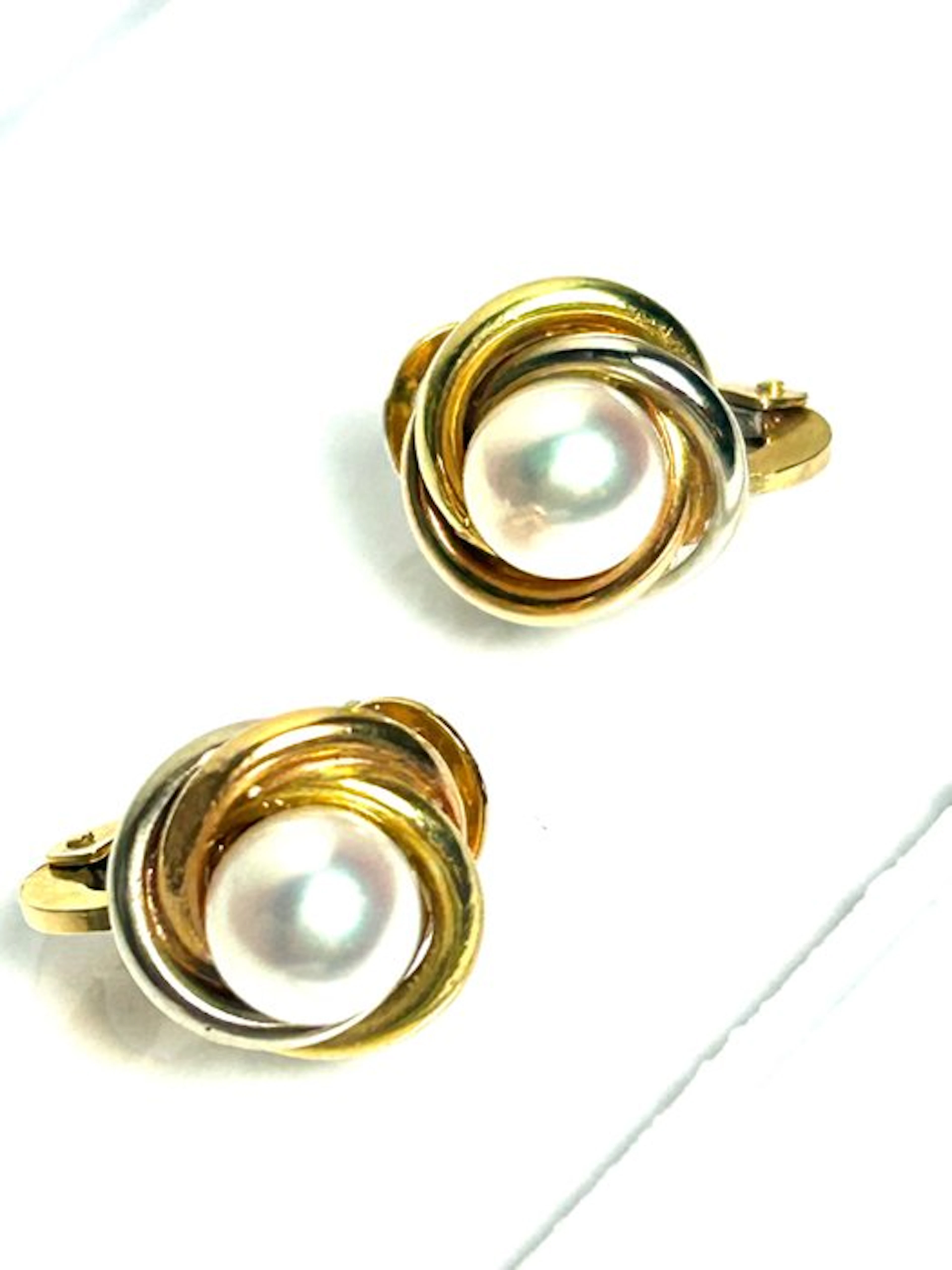 Clip-on earrings - 18 kt