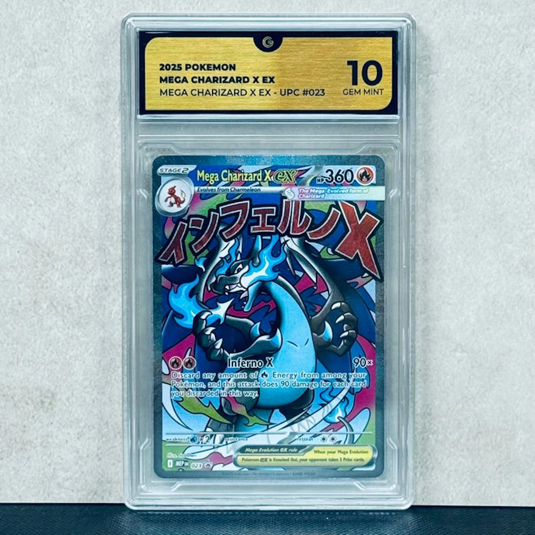 Pokémon Graded card - MEGA CHARIZARD X EX #023 2025...