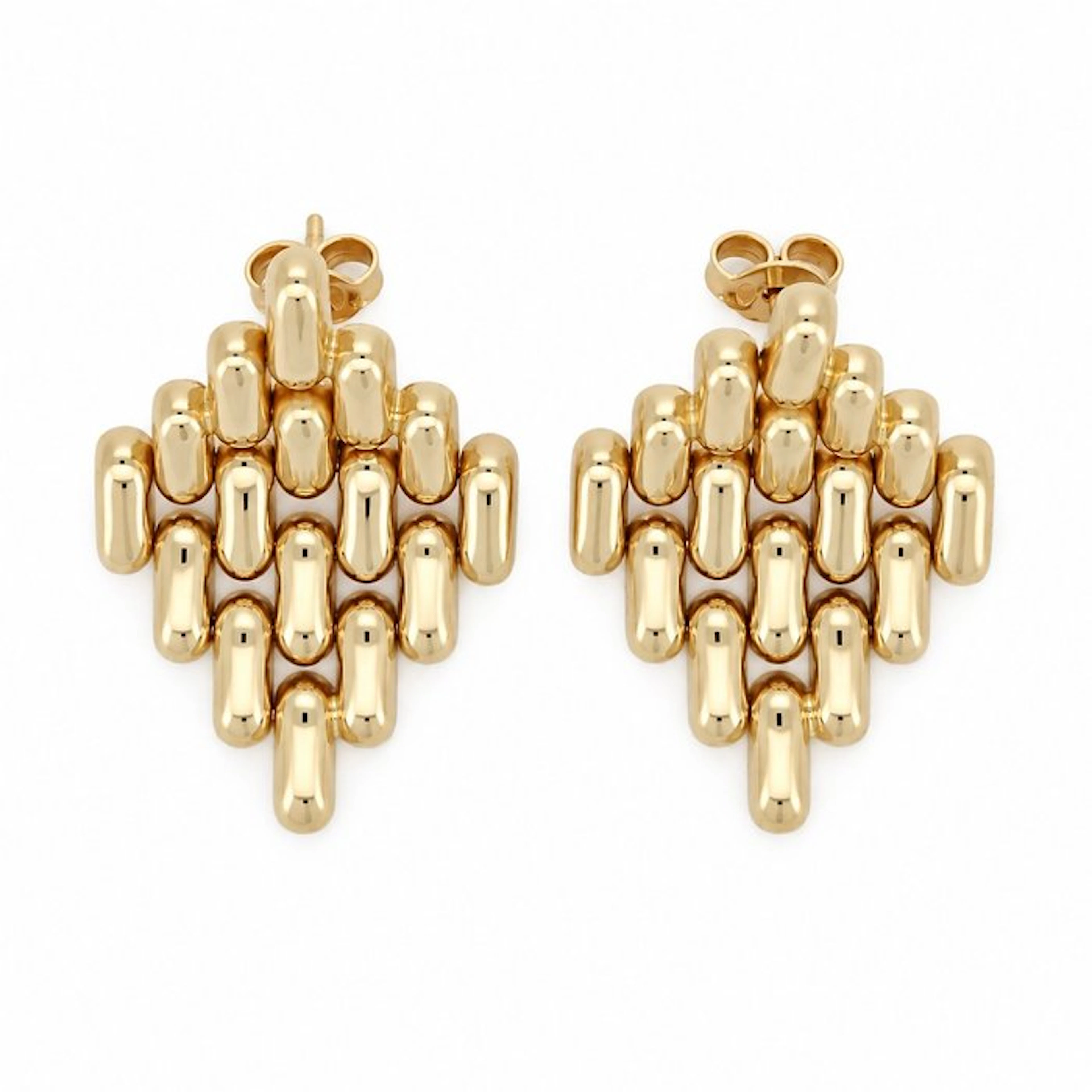 Earrings - 18 kt. Yellow gold - Made in Italy - ANDRIOL