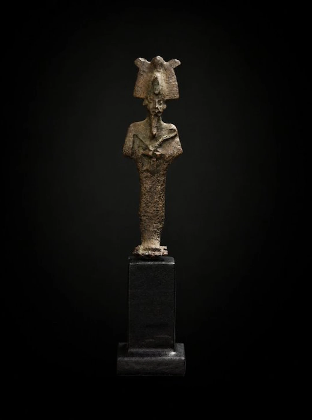 Ancient Egypt, bronze Osiris amulet - 6.6 cm