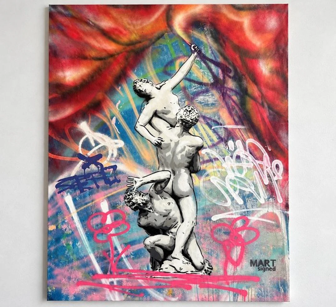 Mart Signed - together for the revolt (Rape of the Sabine Women)