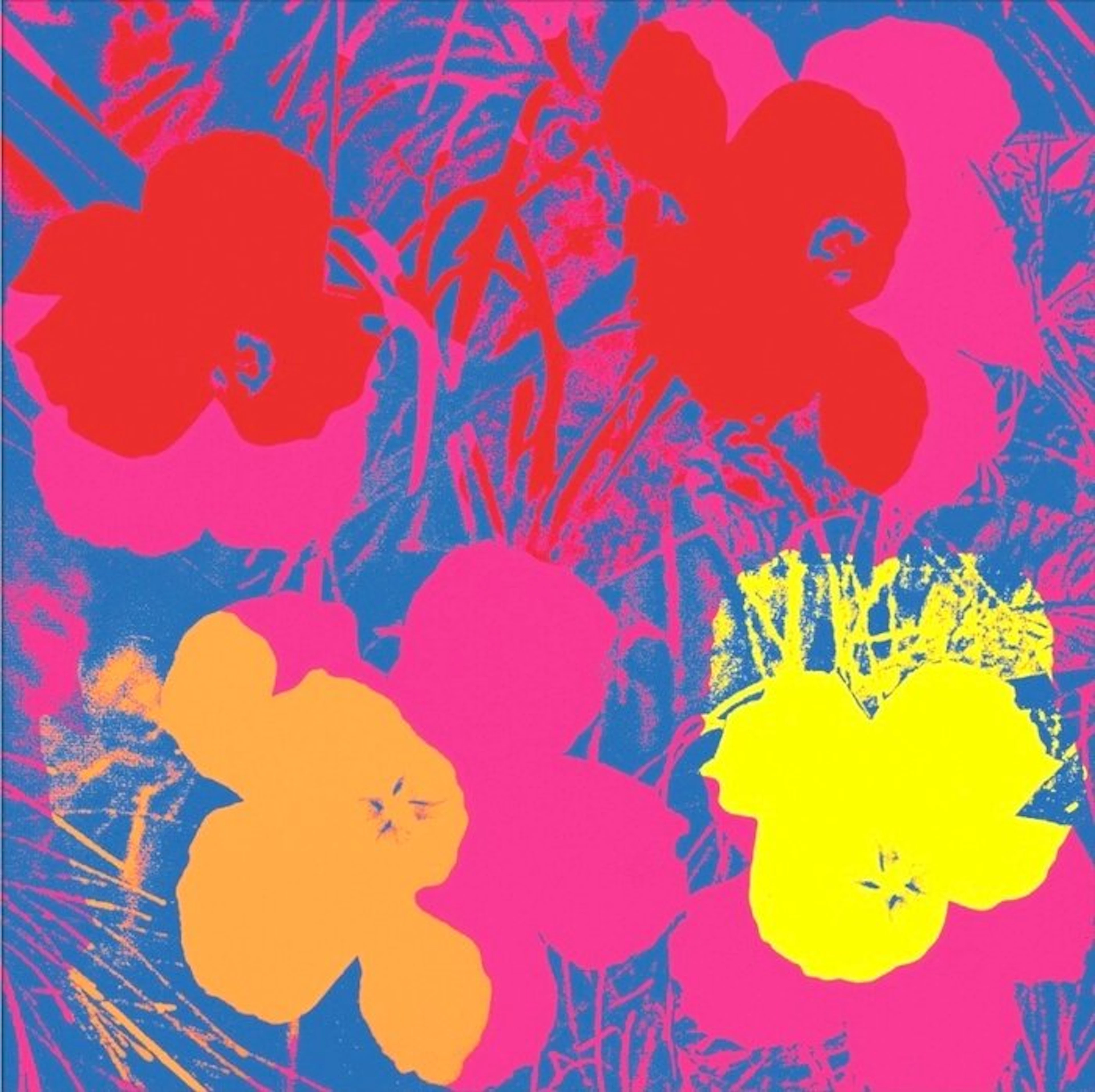 (After) Andy Warhol (1928-1987) - Flowers (red