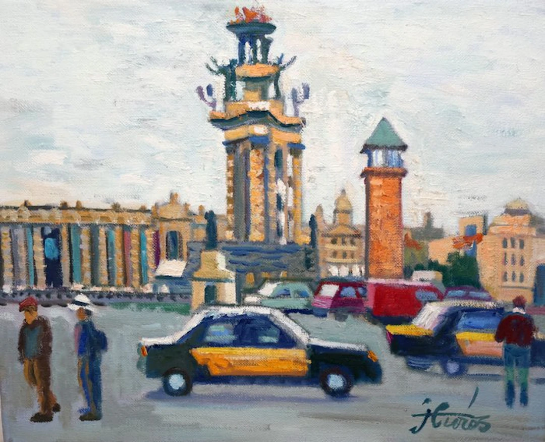 Jordi Curós Ventura (1930-2017) - Plaza España (Barcelona)
