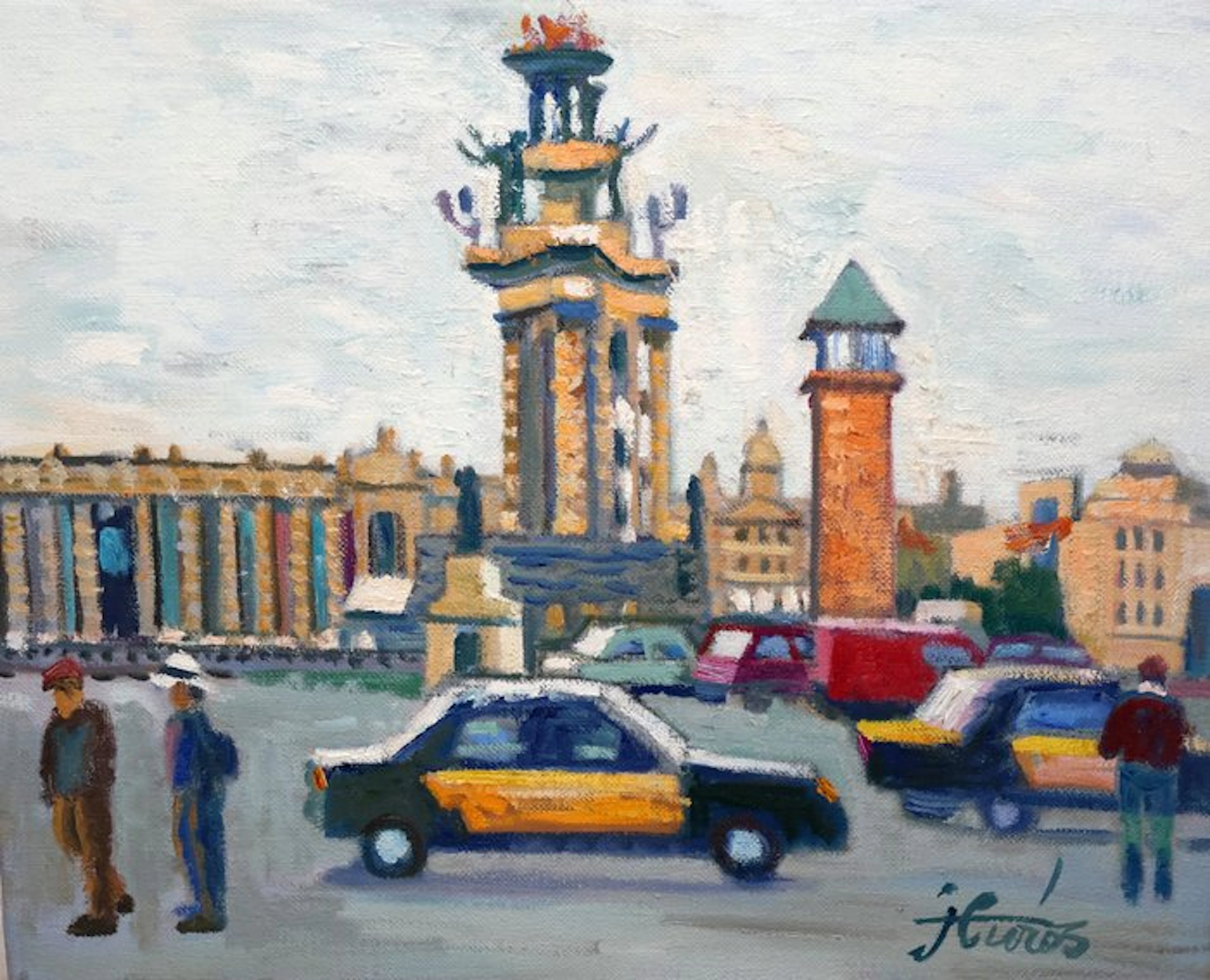 Jordi Curós Ventura (1930-2017) - Plaza España (Barcelona)