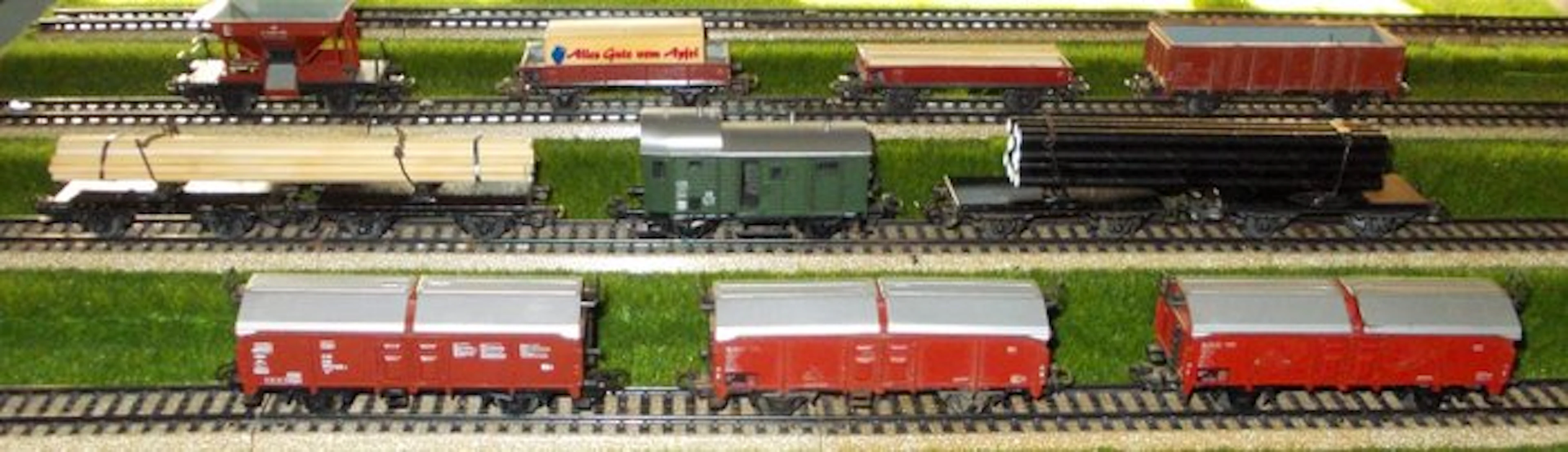 Märklin H0 - 4600, 4619, 4610, 4512, 4503, 4623 - Model train wagon (10)
