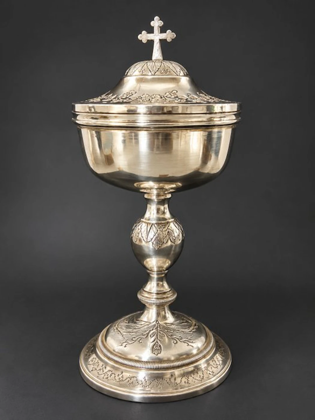 Ciborium - .950 silver - 1800-1850 - Martial Dejean
