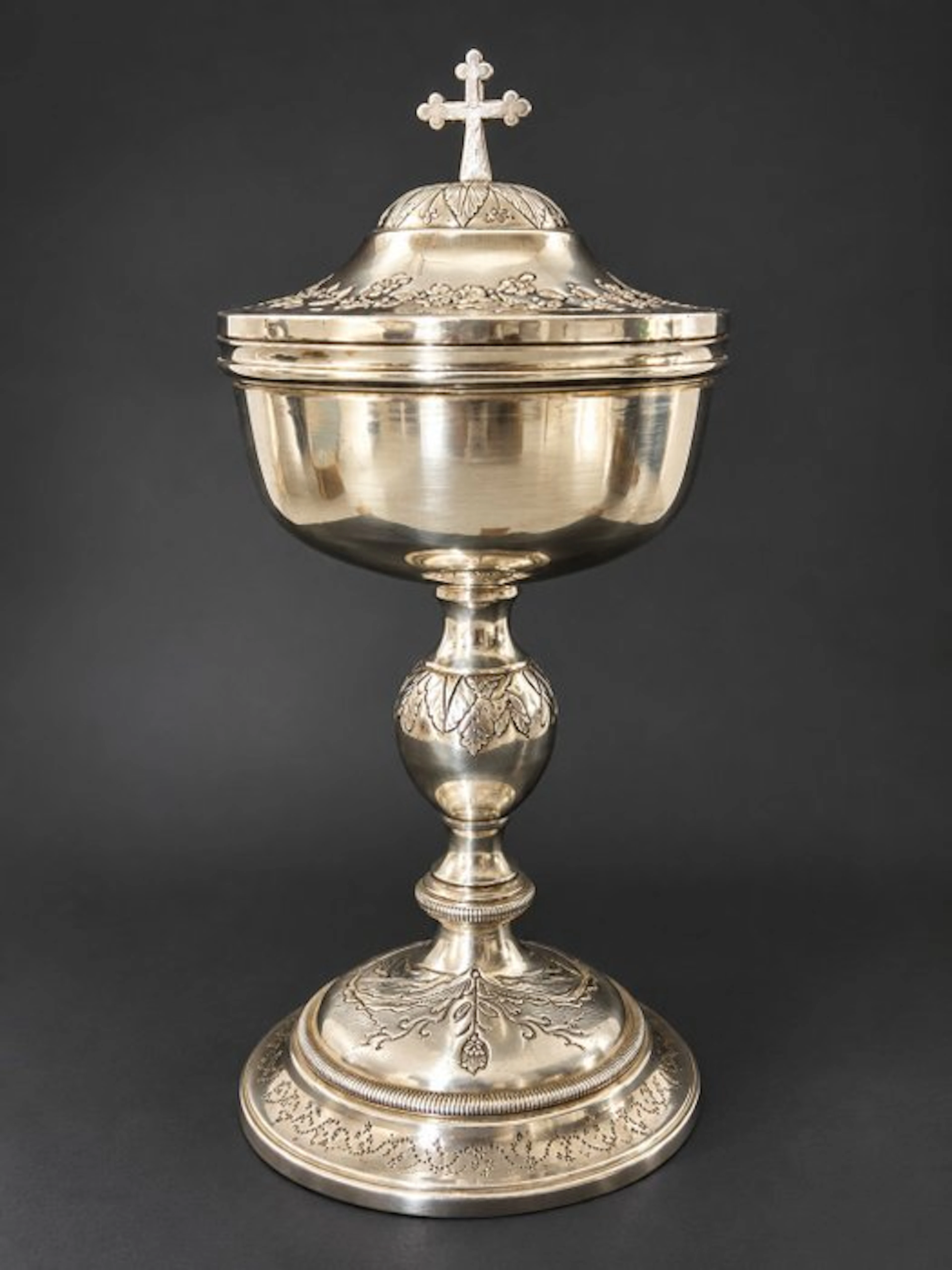 Ciborium - .950 silver - 1800-1850 - Martial Dejean