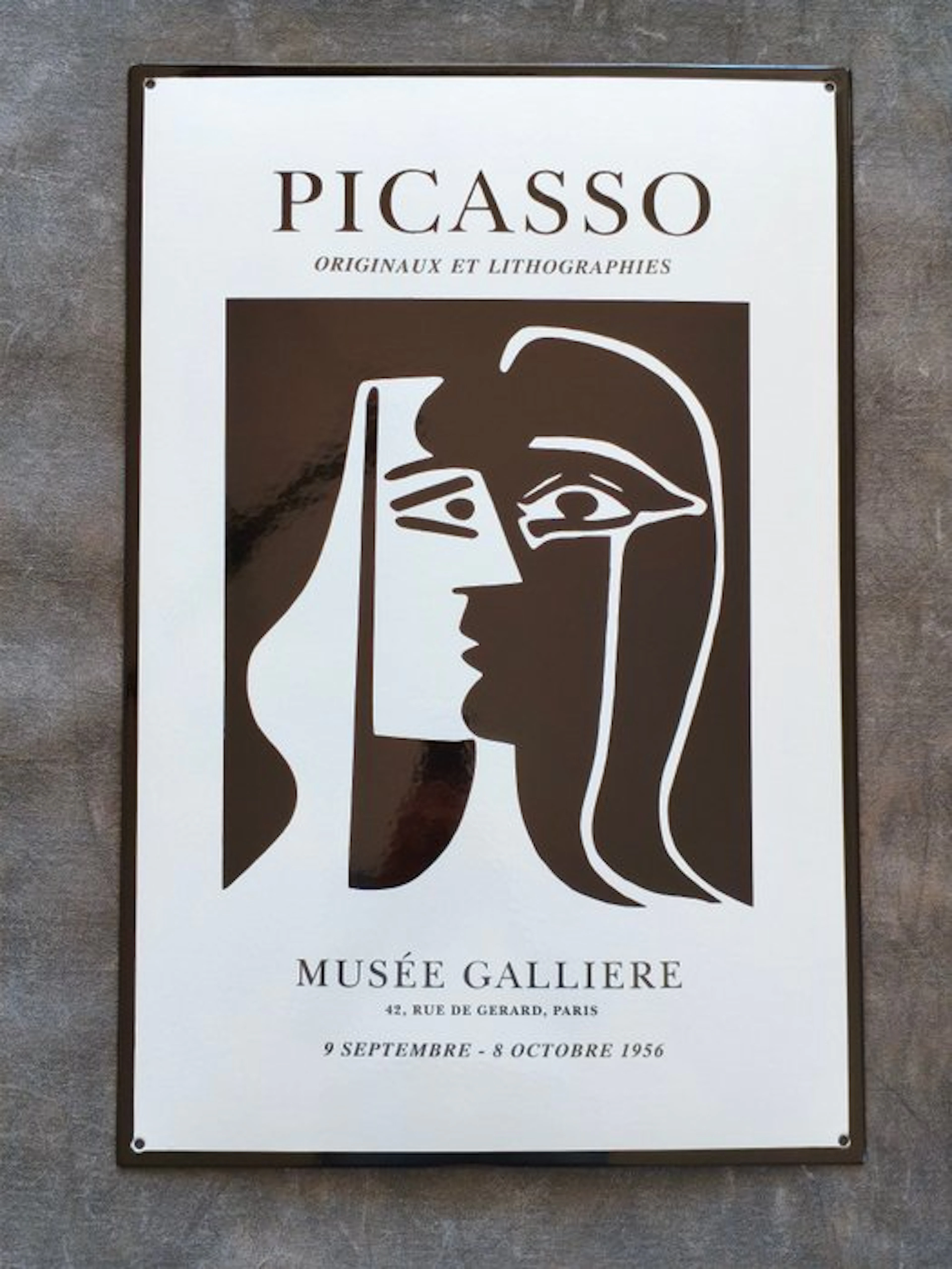 Picasso - enamel sign Picasso Originaux et Lithographies...