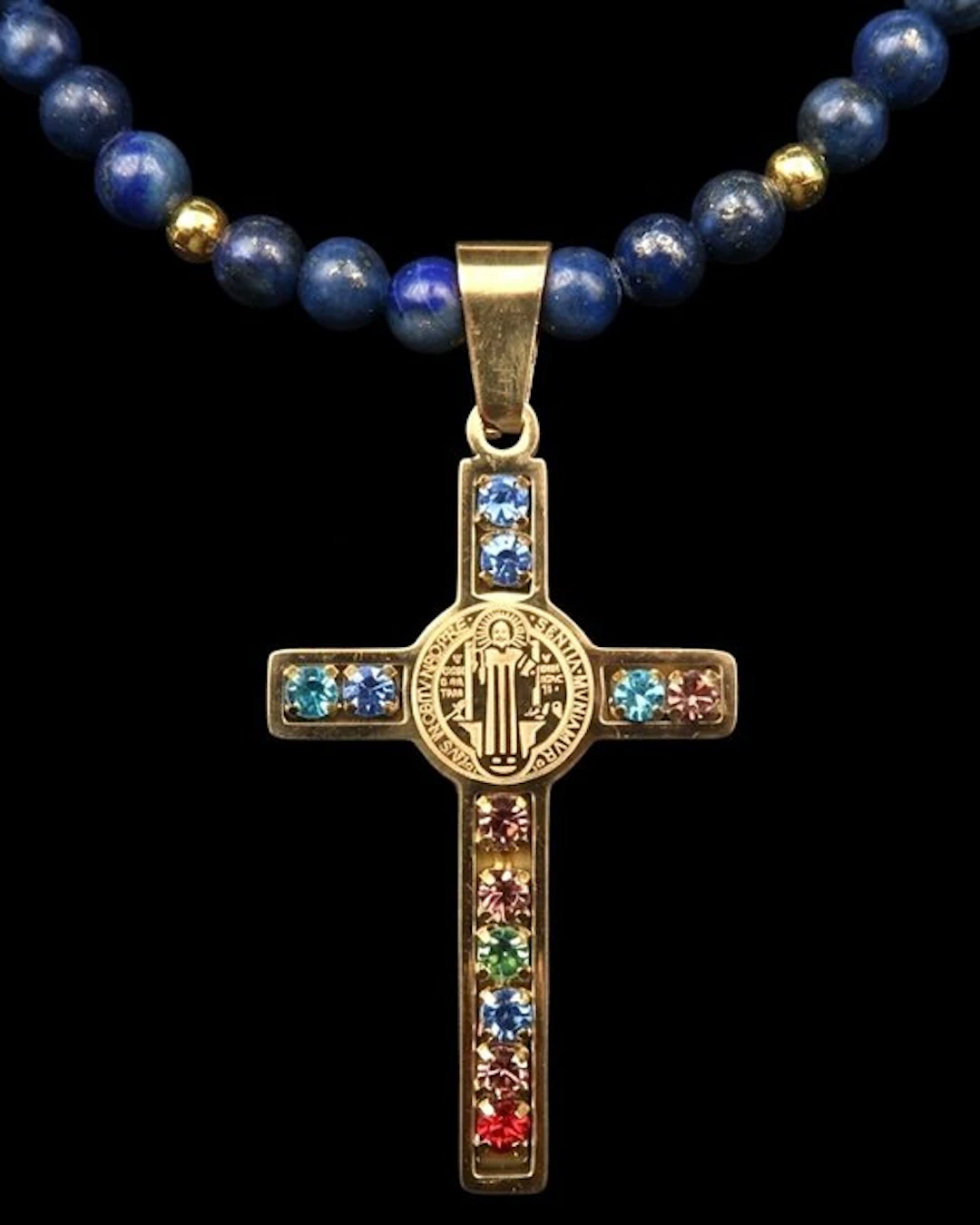 Lapis lazuli - Exorcism - Saint Benedict's Cross - Divine...