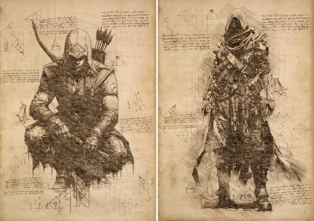 Boriani - 2 X Assassin Creed , DaVinci edition