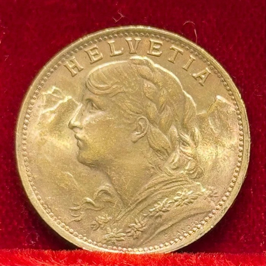 6,45 grams - Gold .900 - 20 Francs Suisse
