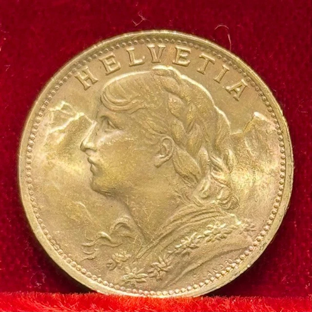 6,45 grams - Gold .900 - 20 Francs Suisse