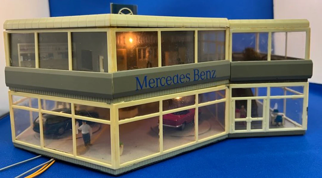 Faller H0 - Model train buildings (1) - Illuminated model...